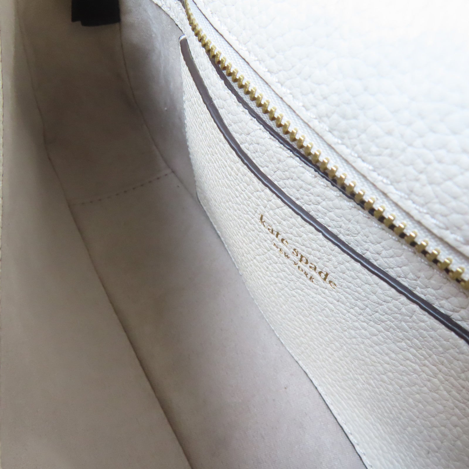 Kate Spade 牛皮皮革Shoulder Bag金扣手挽肩背兩用袋白色