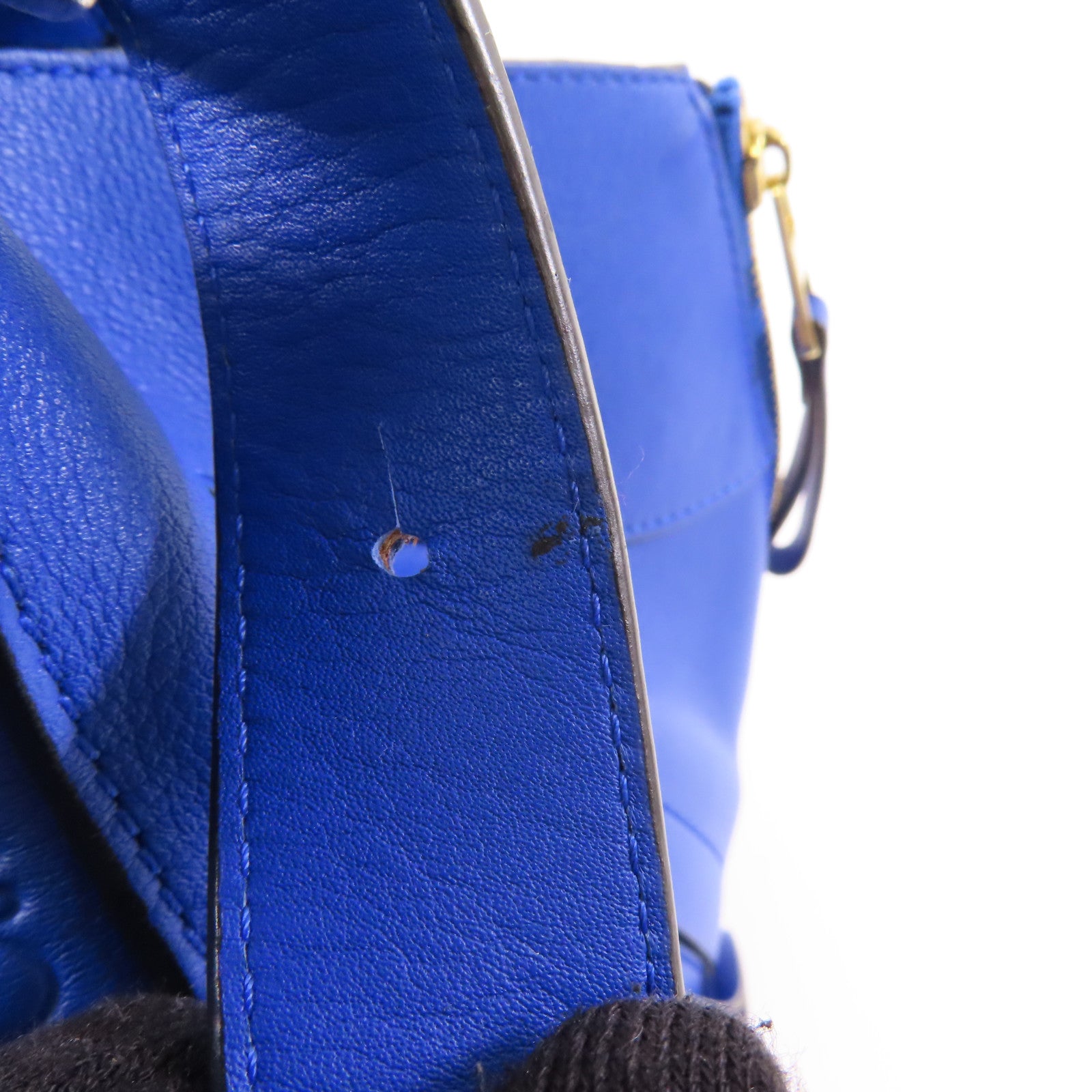 LOEWE 【激減優惠】牛皮皮革Hammock銀扣肩背袋