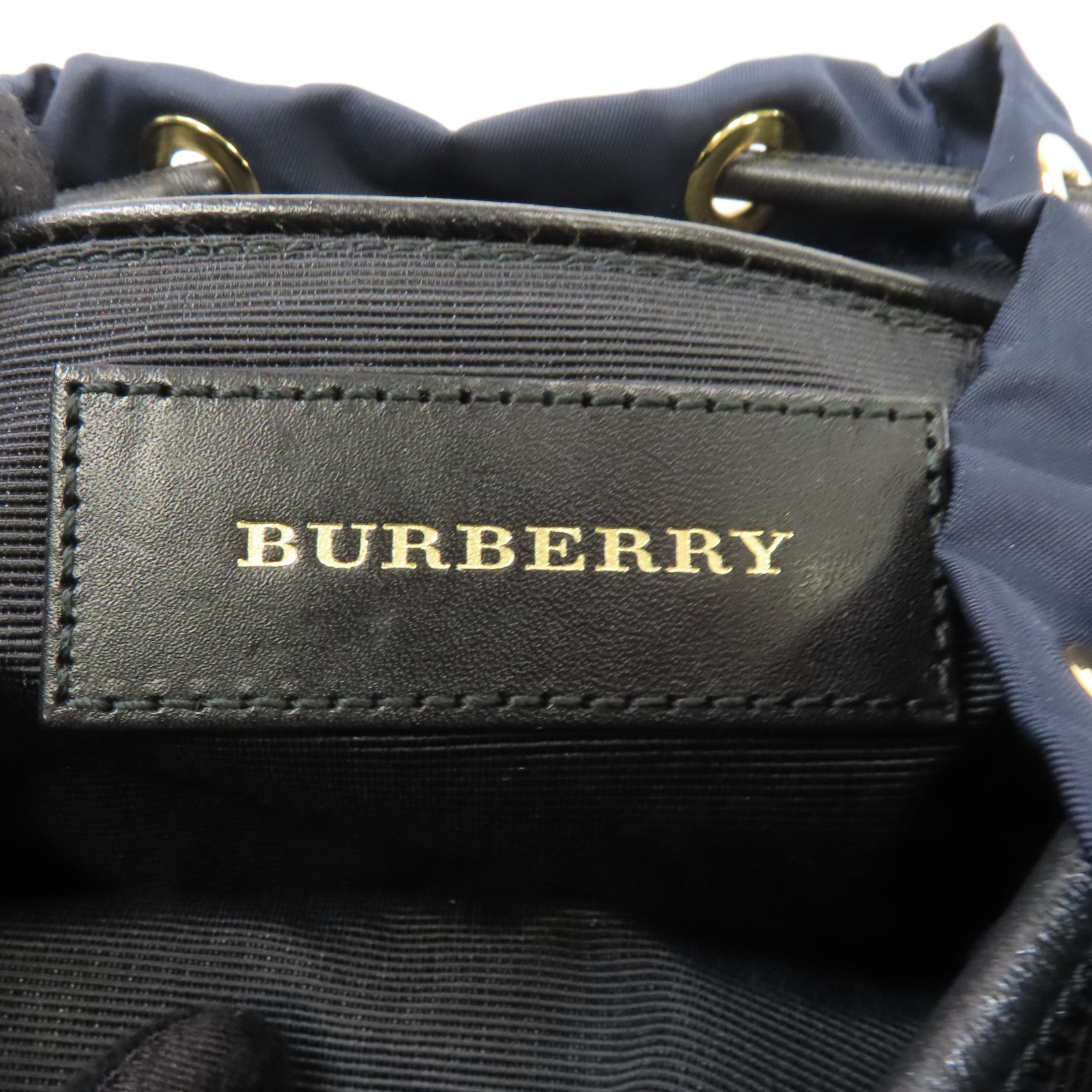 BURBERRY 尼龍Backpack金扣背包深藍色
