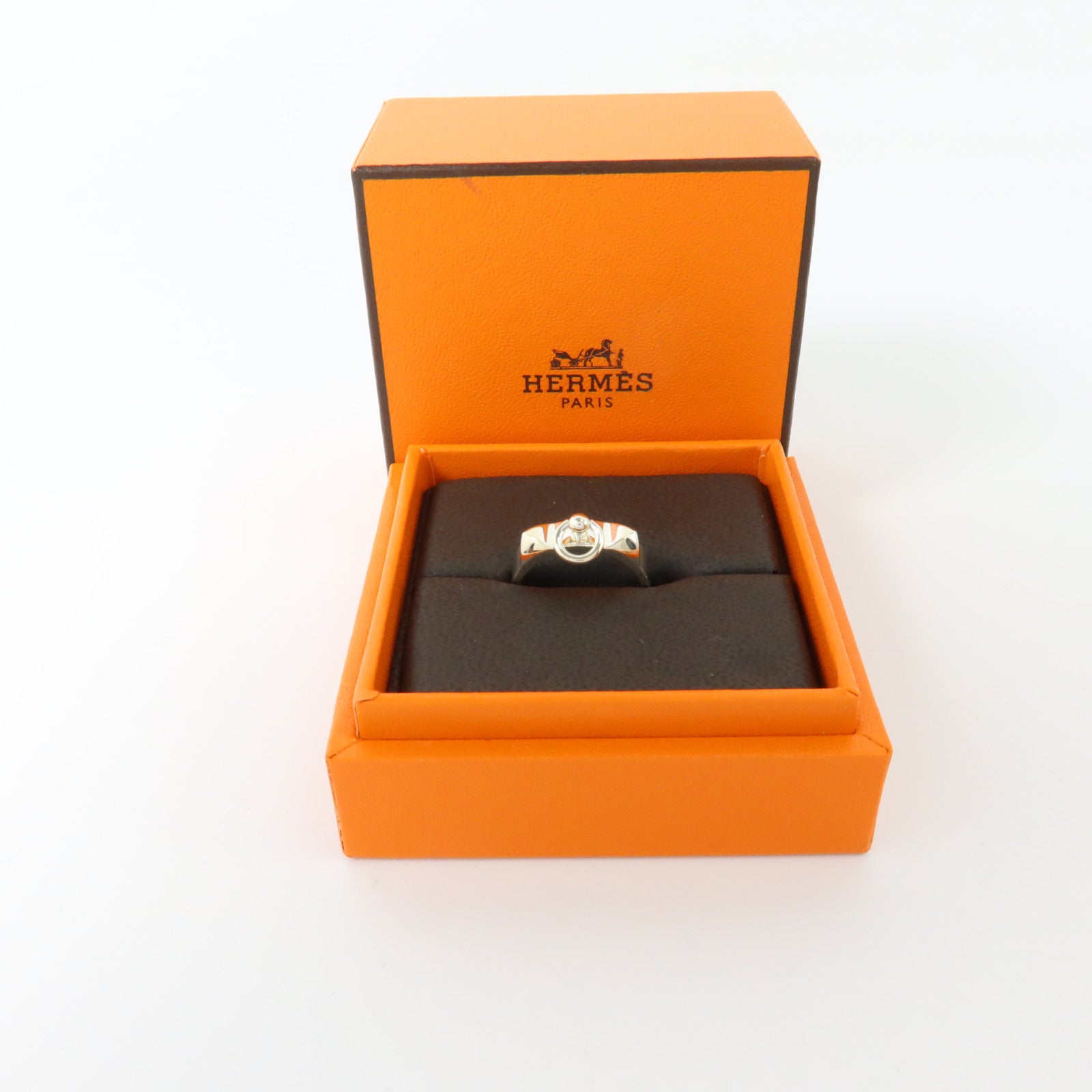 HERMES 925純銀Collier De Chien Ring戒指