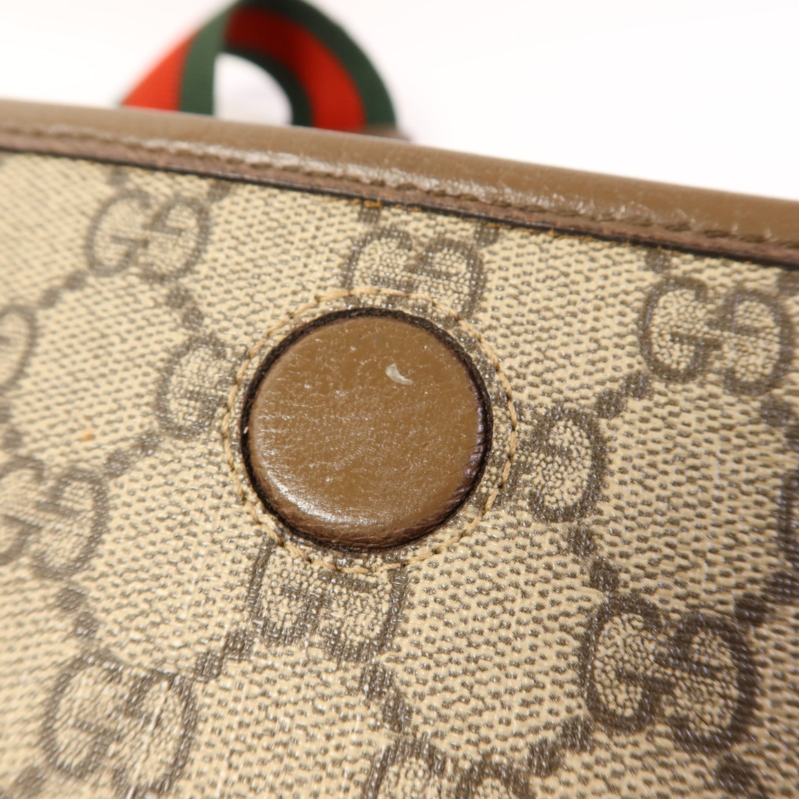 GUCCI 塗層帆布Neo Small GG Supreme金扣肩背袋