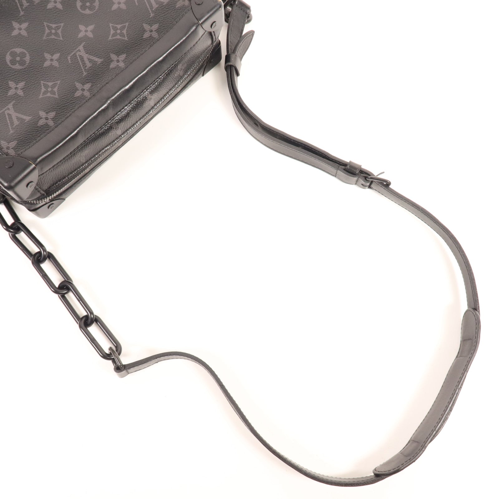 LOUIS VUITTON Monogram Eclipse Soft Trunk肩背袋