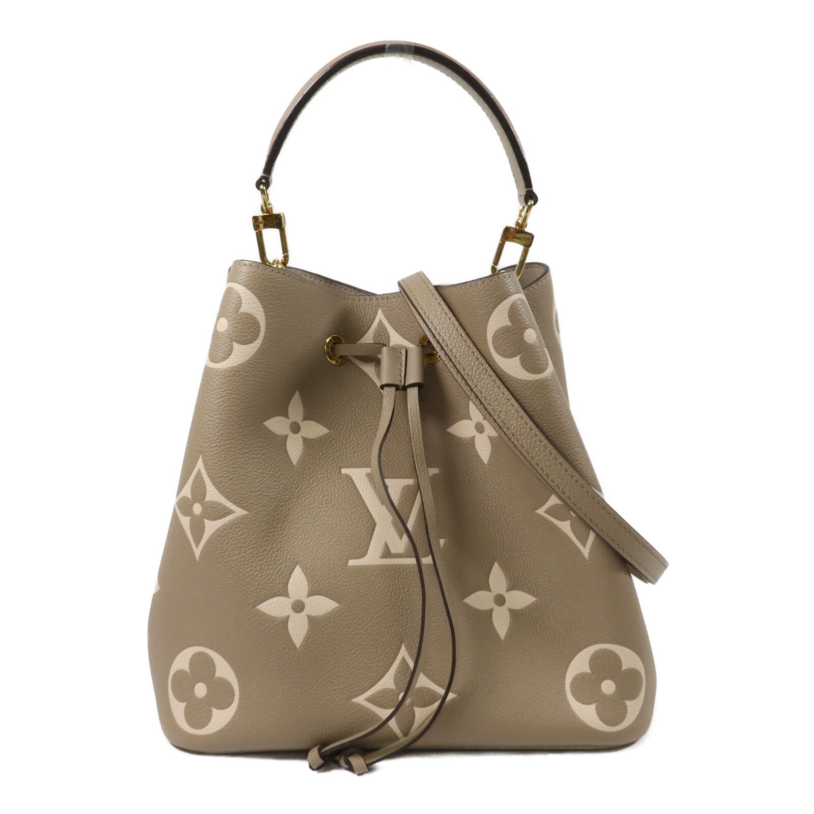 LOUIS VUITTON Monogram Empreinte Neo Noe MM手挽肩背兩用袋