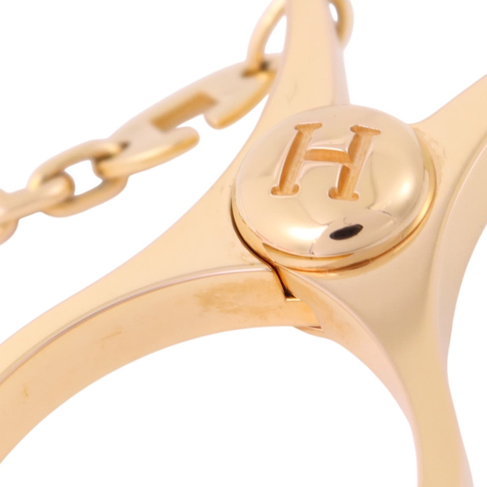 HERMES 金屬Filou Glove Clip Charm金扣掛飾