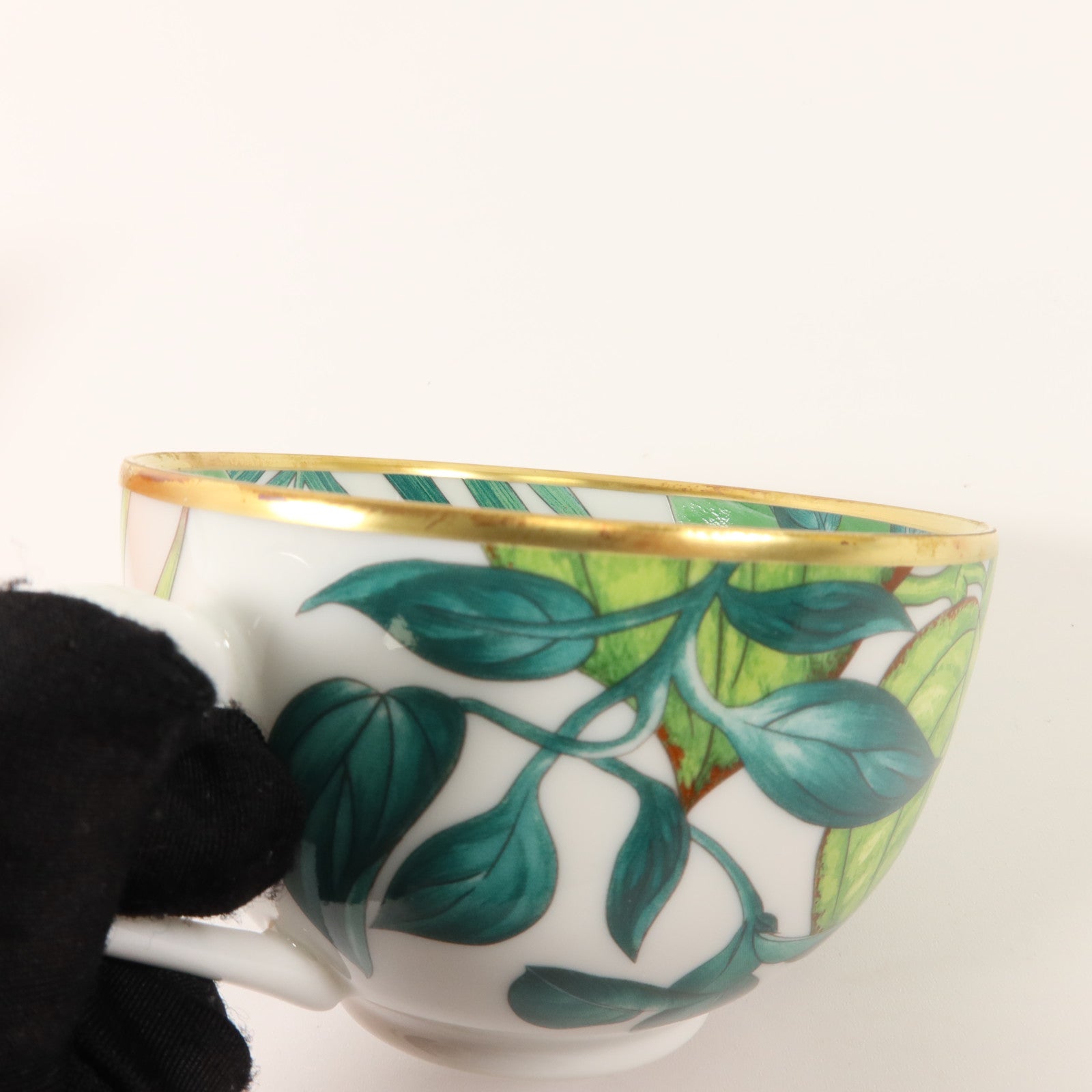 HERMES 瓷器Passifolia Teacup and Saucer茶杯和茶碟