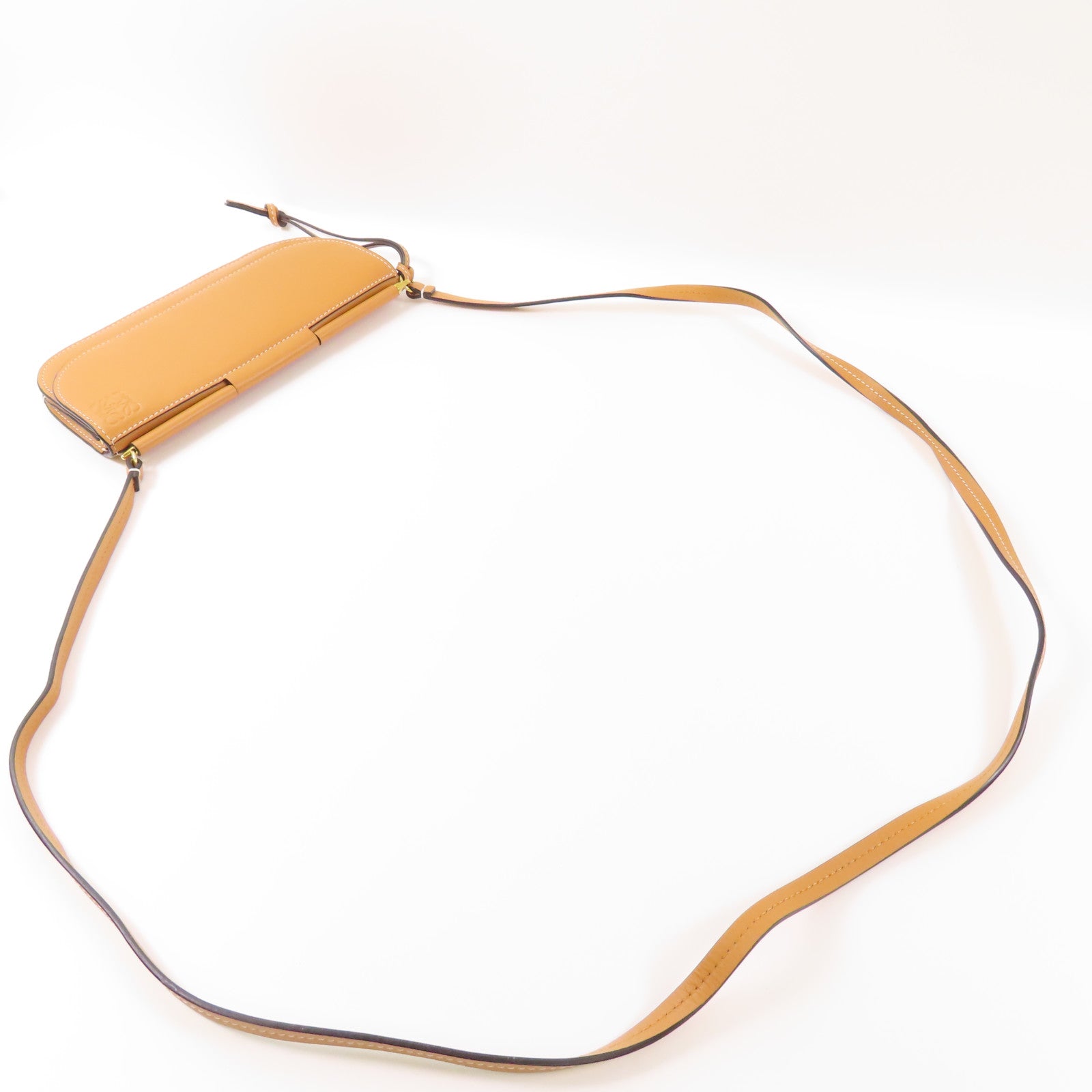 LOEWE【激減優惠】 牛皮皮革Shoulder Bag金扣肩背袋
