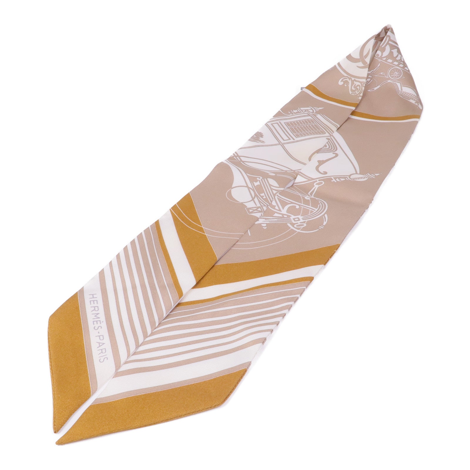 HERMES 絲質Twilly絲巾