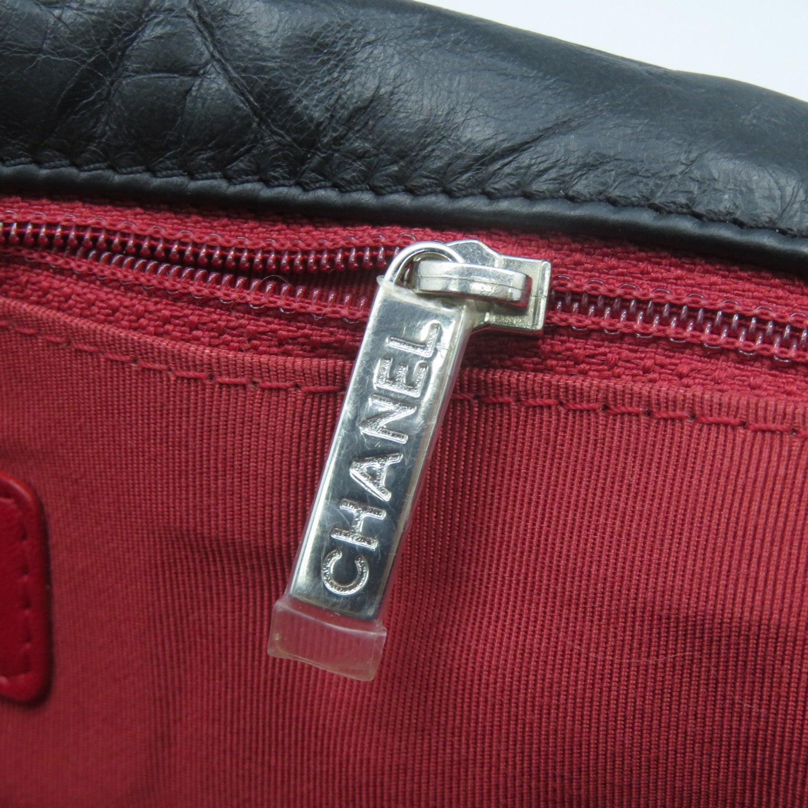 CHANEL 【激減優惠】菱格牛皮皮革Chain Shoulder Bag銀扣鏈帶肩背袋黑色