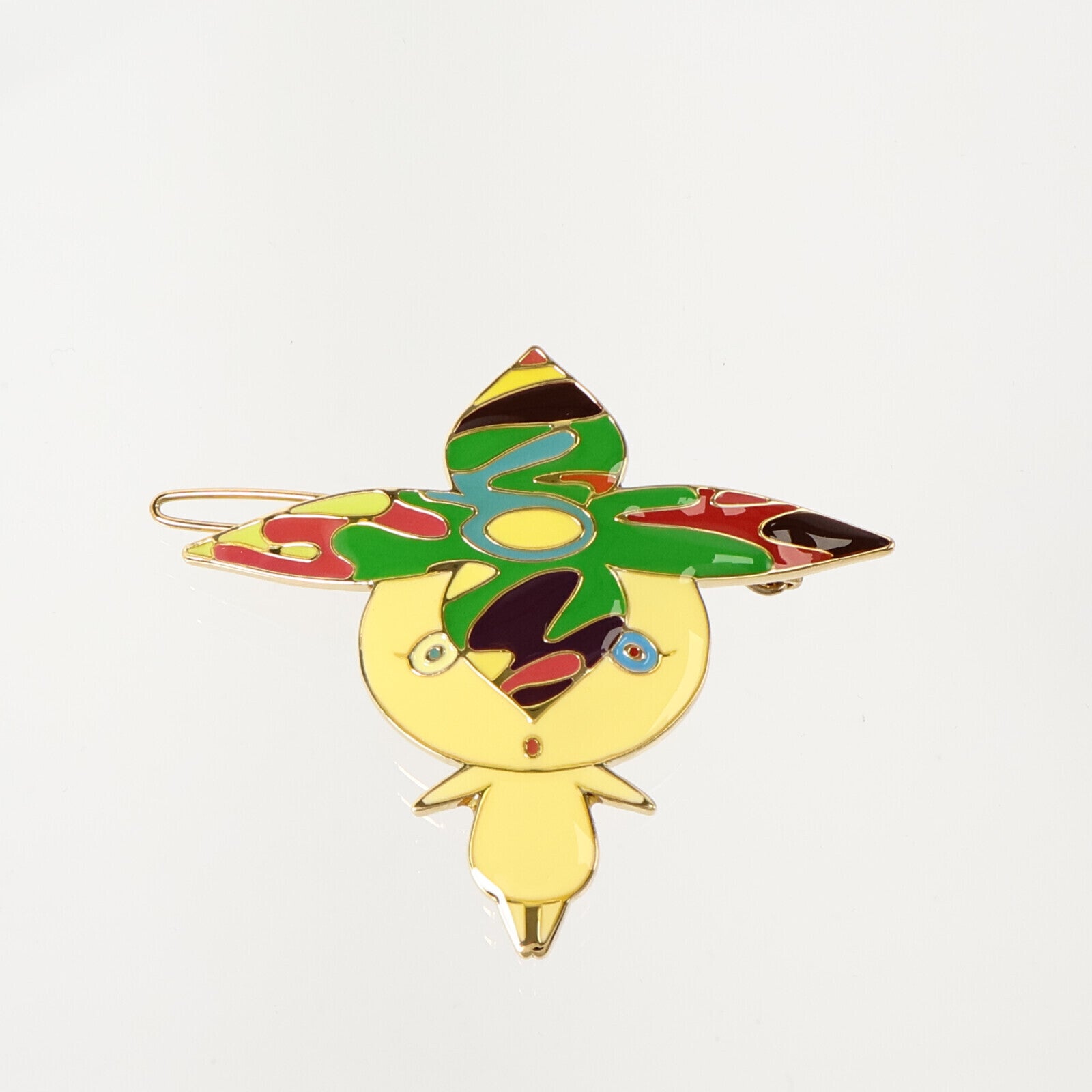 LOUIS VUITTON 金屬/琺瑯Takashi Murakami Hair Clip髮夾套