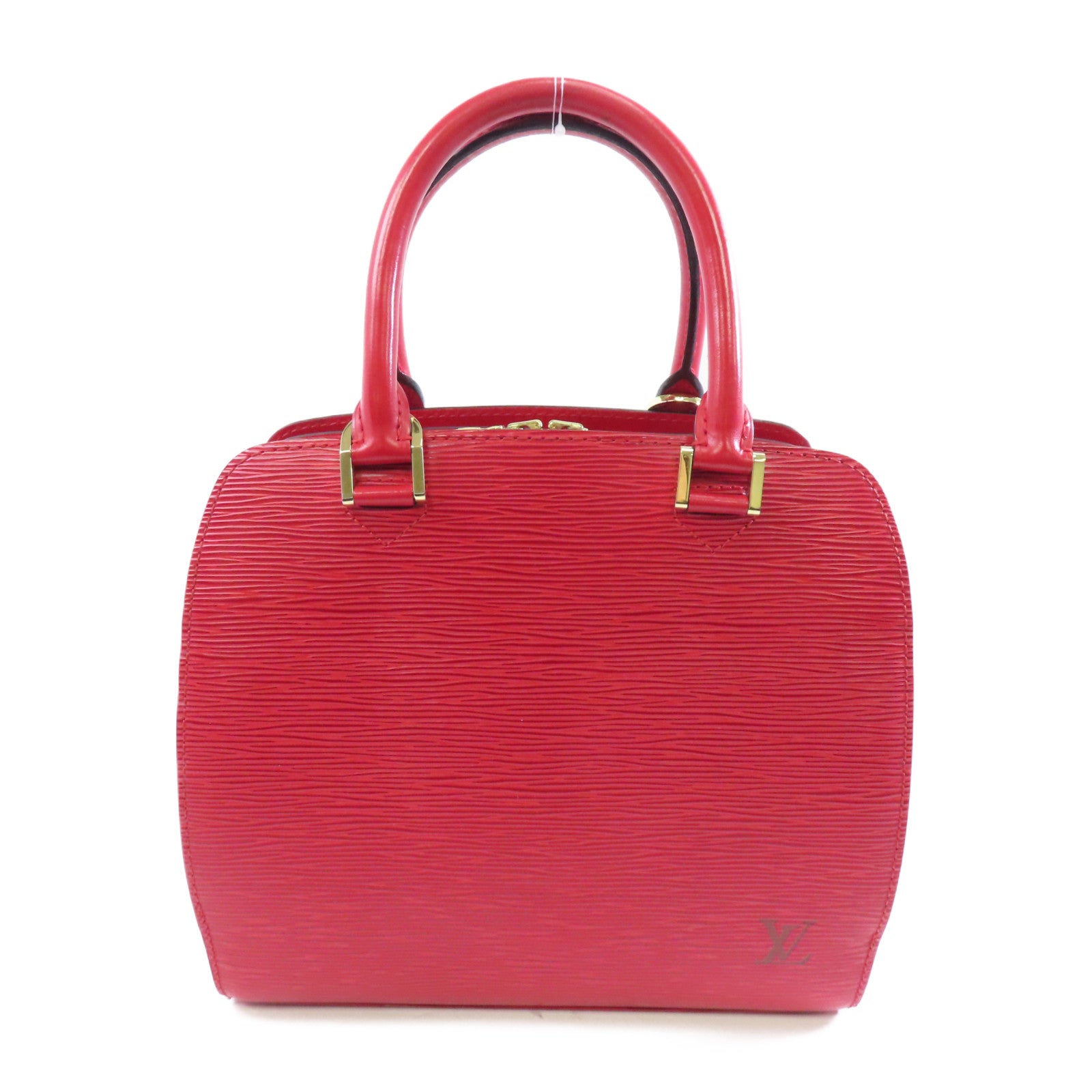 LOUIS VUITTON Epi Pont Neuf金扣手挽袋紅色