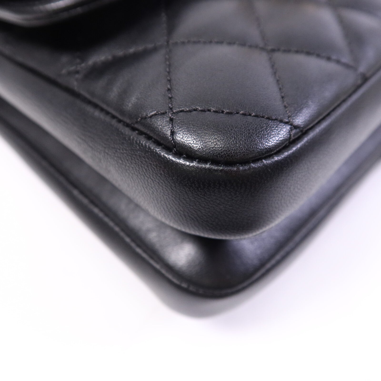 CHANEL 羊皮皮革Chain Shoulder Bag金扣鏈帶肩背袋