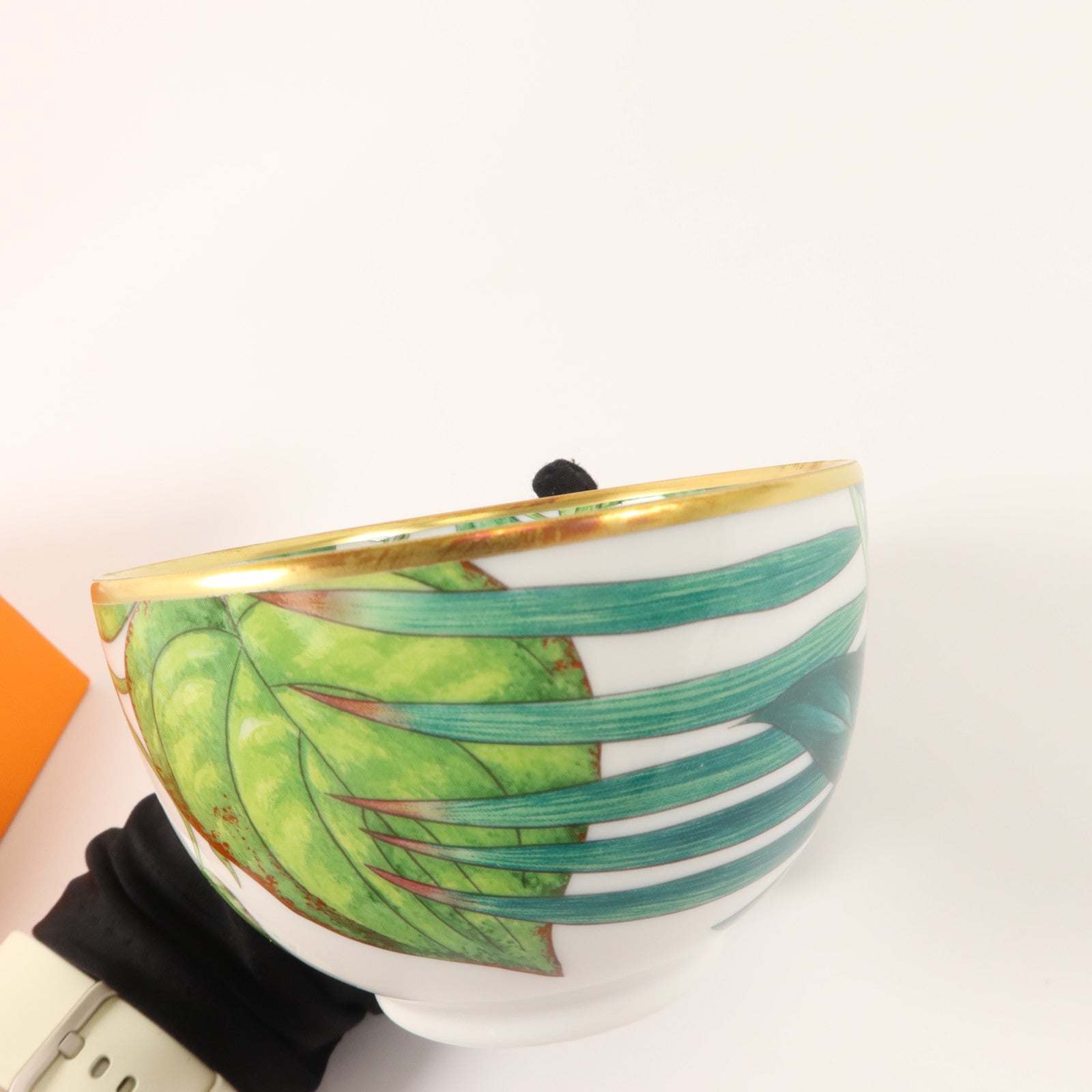 HERMES 瓷器Passifolia Teacup and Saucer茶杯和茶碟