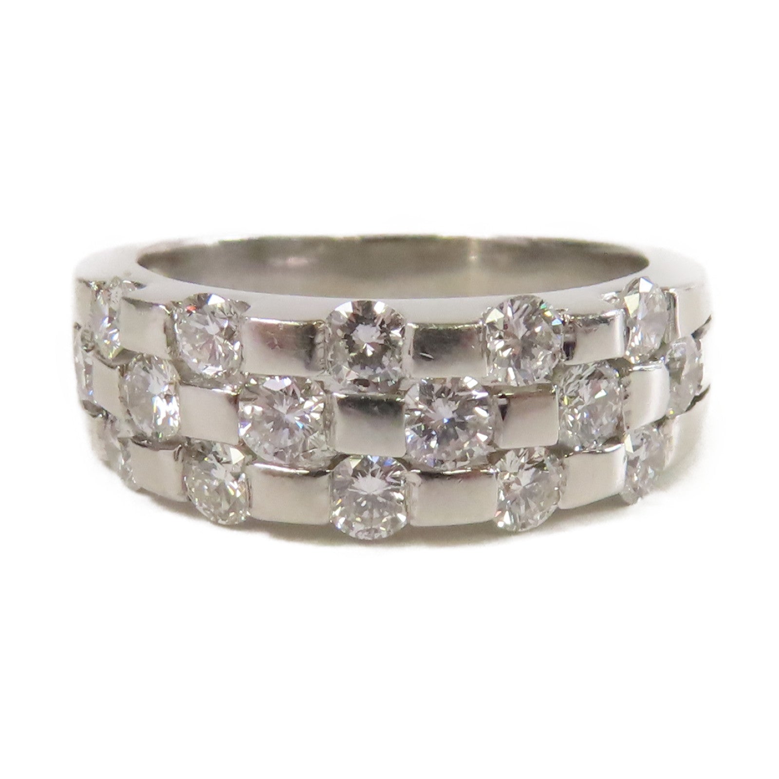 JEWELRY 【激減優惠】PT900鉑金/鑽石Diamond Ring戒指US#5.25