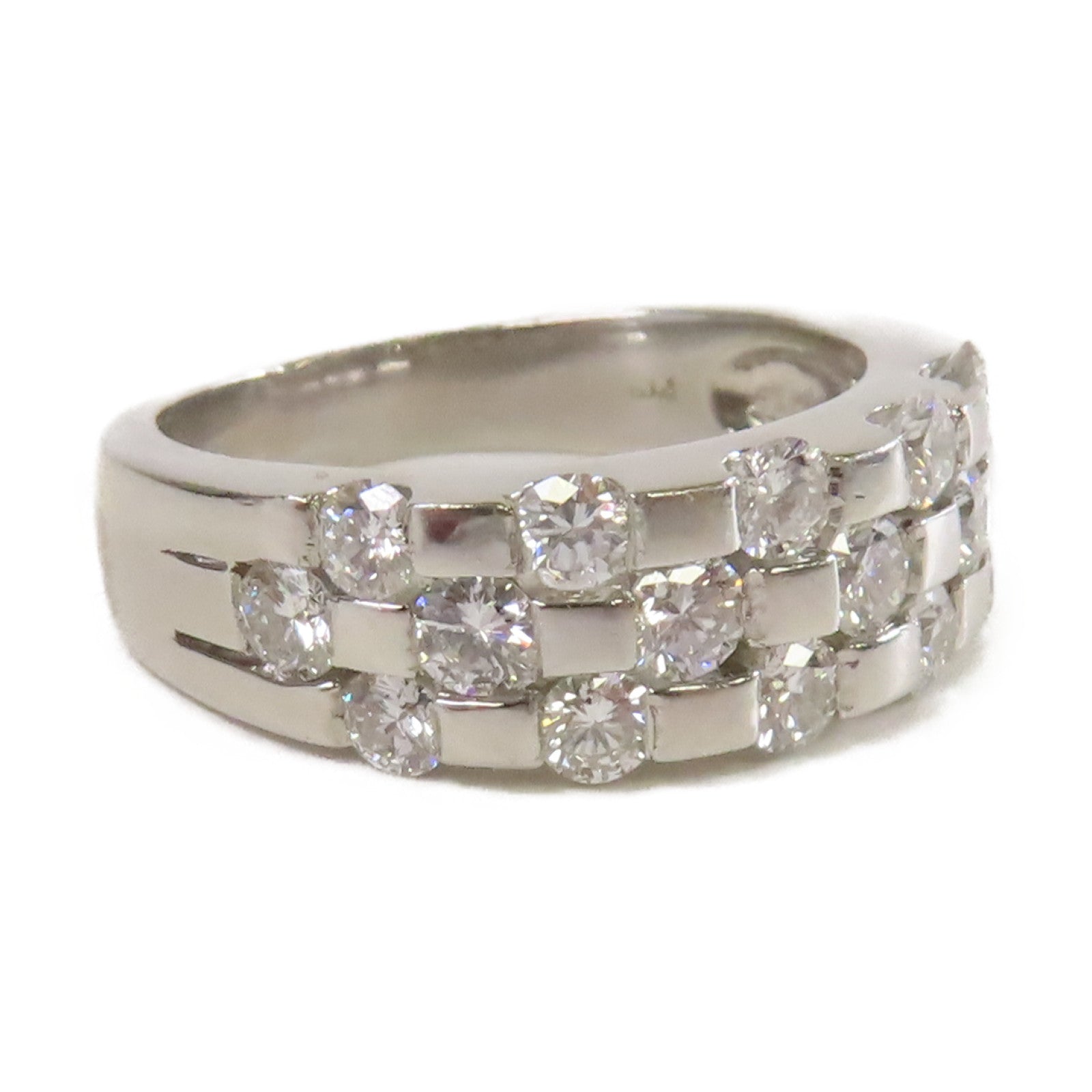 JEWELRY 【激減優惠】PT900鉑金/鑽石Diamond Ring戒指US#5.25