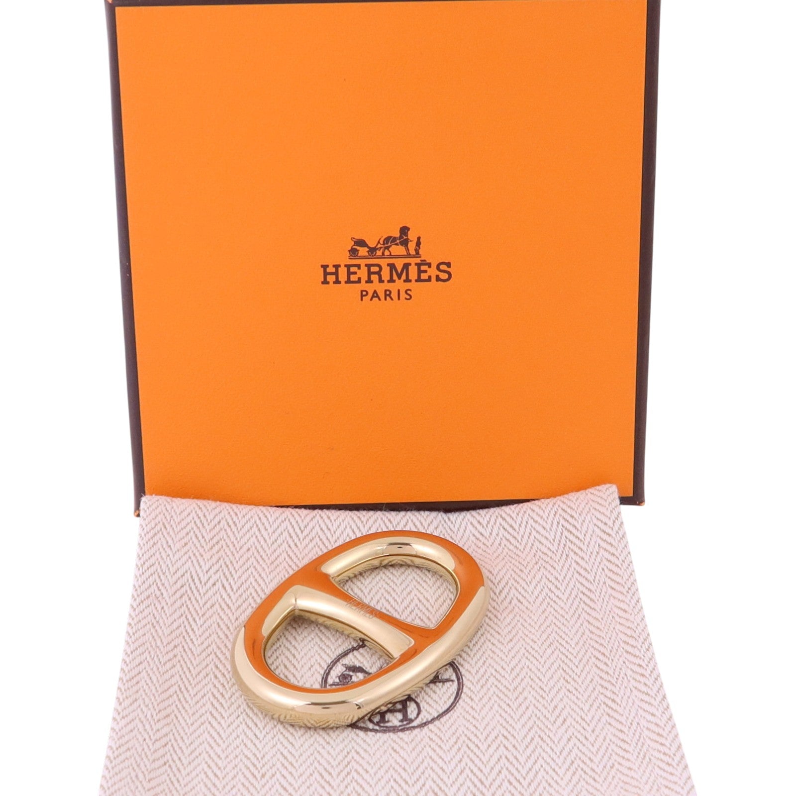 HERMES 金屬Chaine D'ancre Scarf Ring絲巾扣