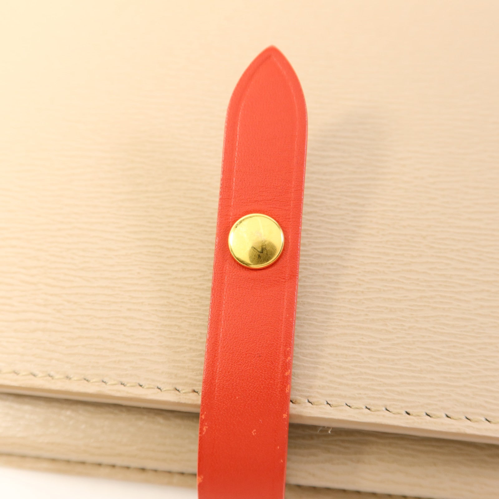 CELINE 牛皮皮革Shoulder Bag金扣肩背袋