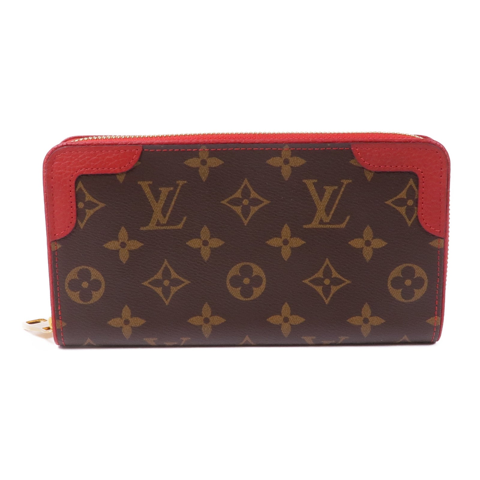 LOUIS VUITTON Monogram Zippy Wallet Retiro金扣長錢包