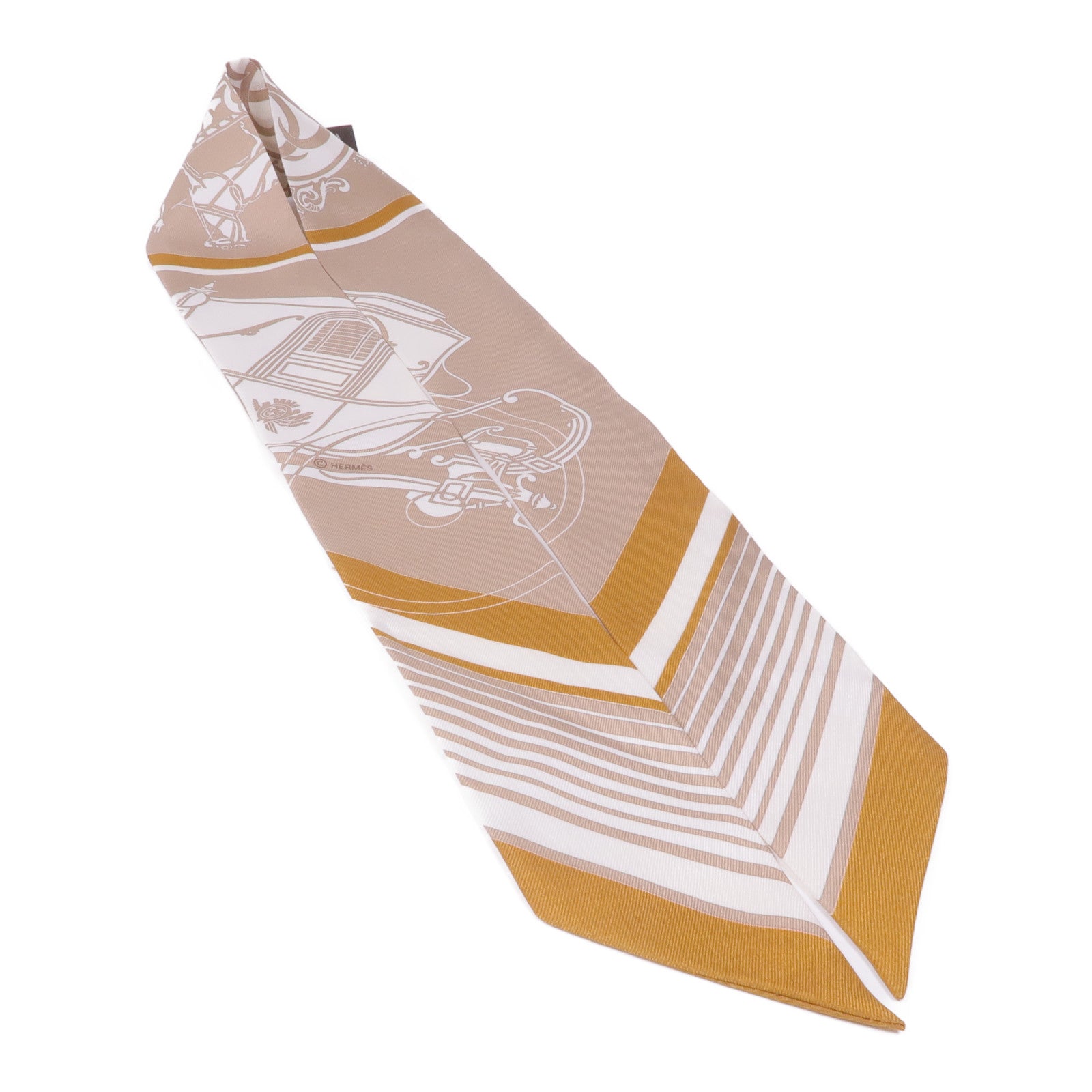 HERMES 絲質Twilly絲巾