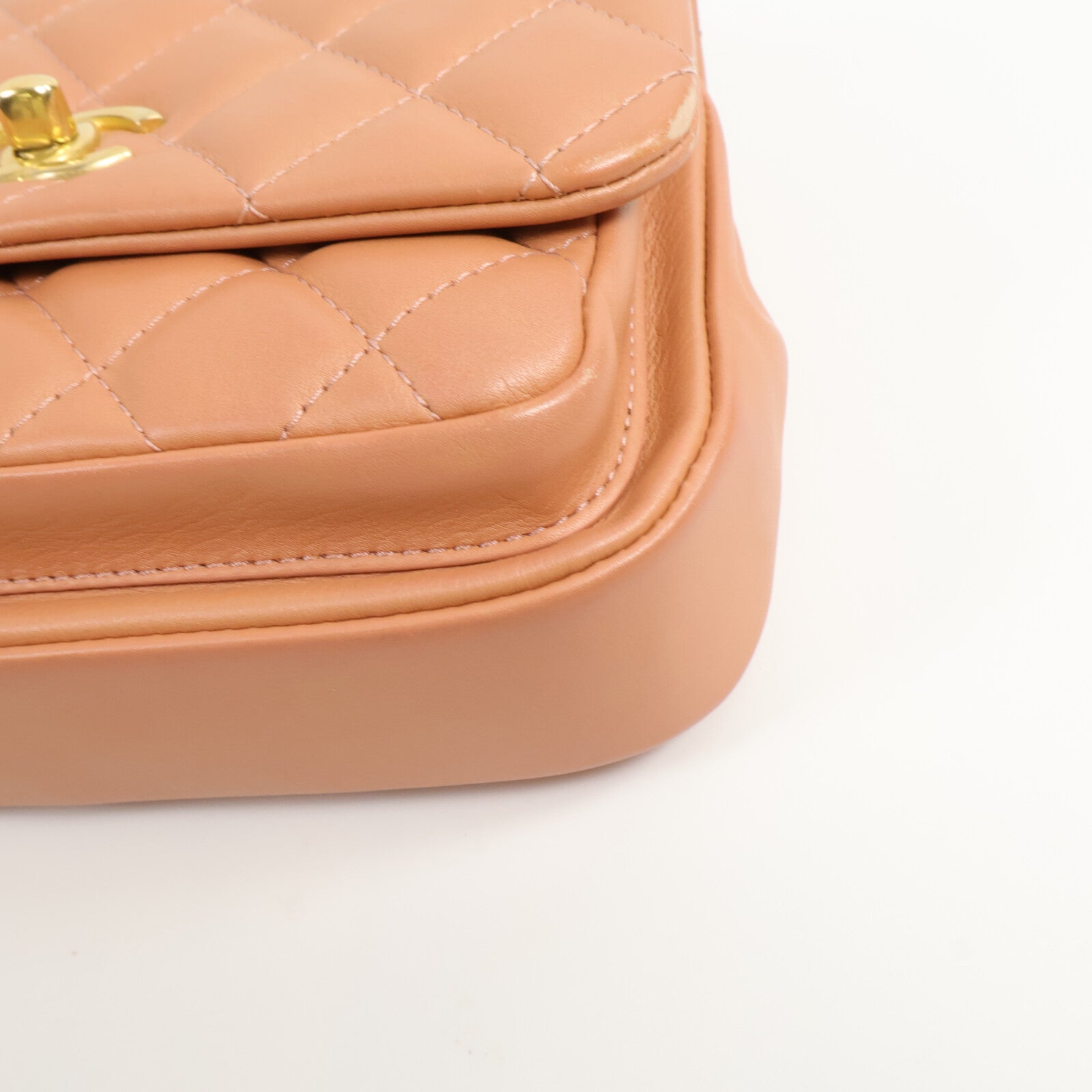 CHANEL 牛皮皮革Chain Shoulder Bag鏈帶手挽肩背兩用袋
