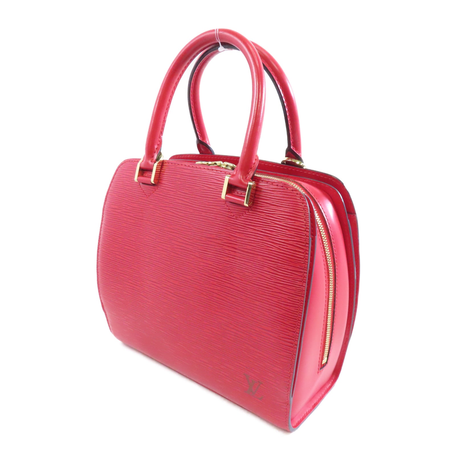 LOUIS VUITTON Epi Pont Neuf金扣手挽袋紅色