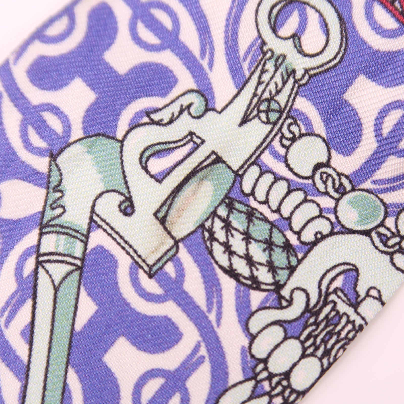 HERMES 絲質Twilly絲巾