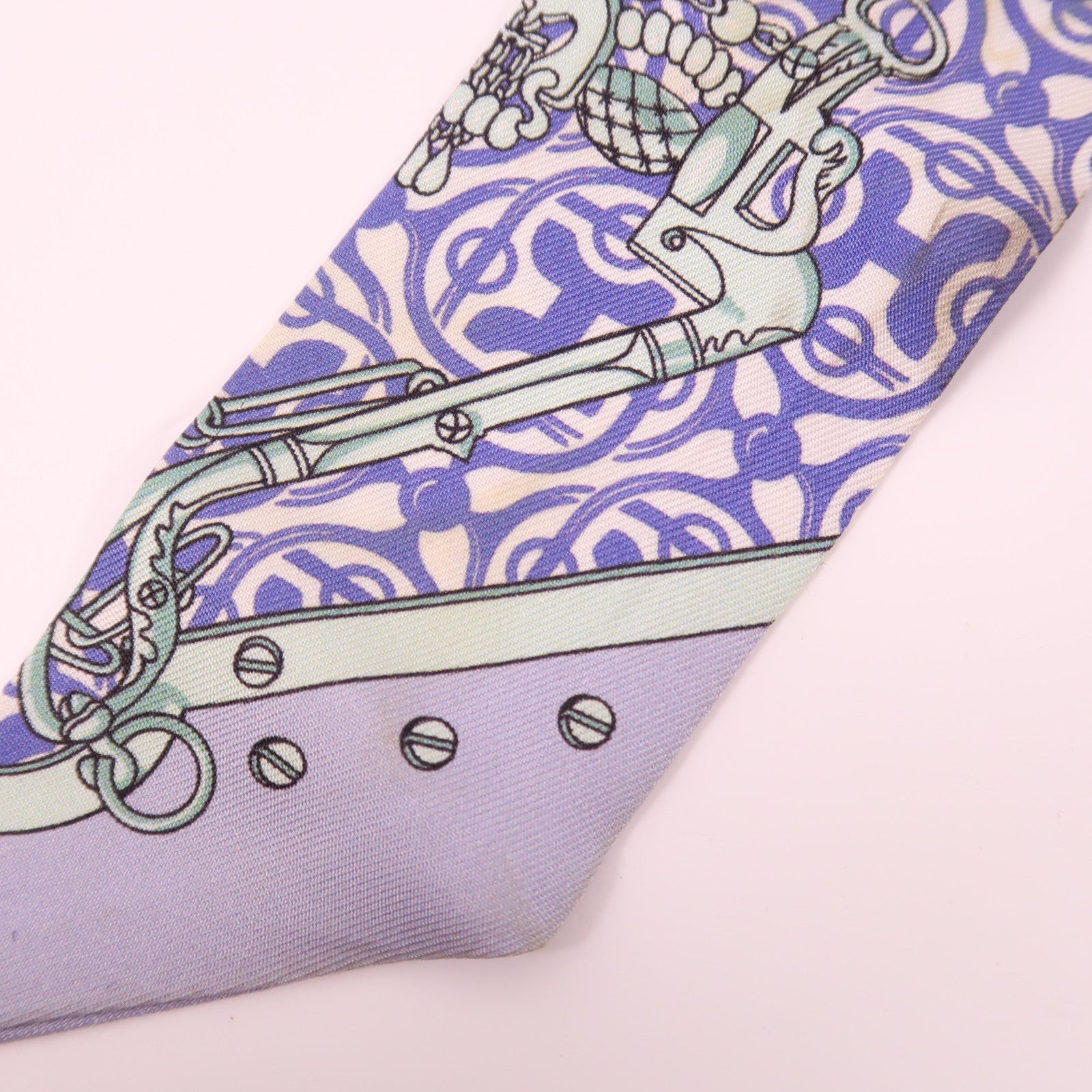 HERMES 絲質Twilly絲巾