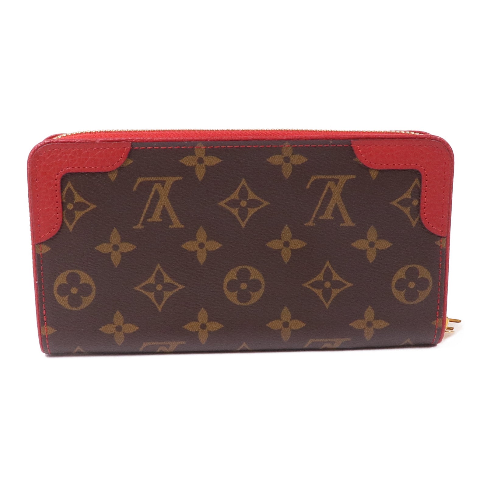 LOUIS VUITTON Monogram Zippy Wallet Retiro金扣長錢包