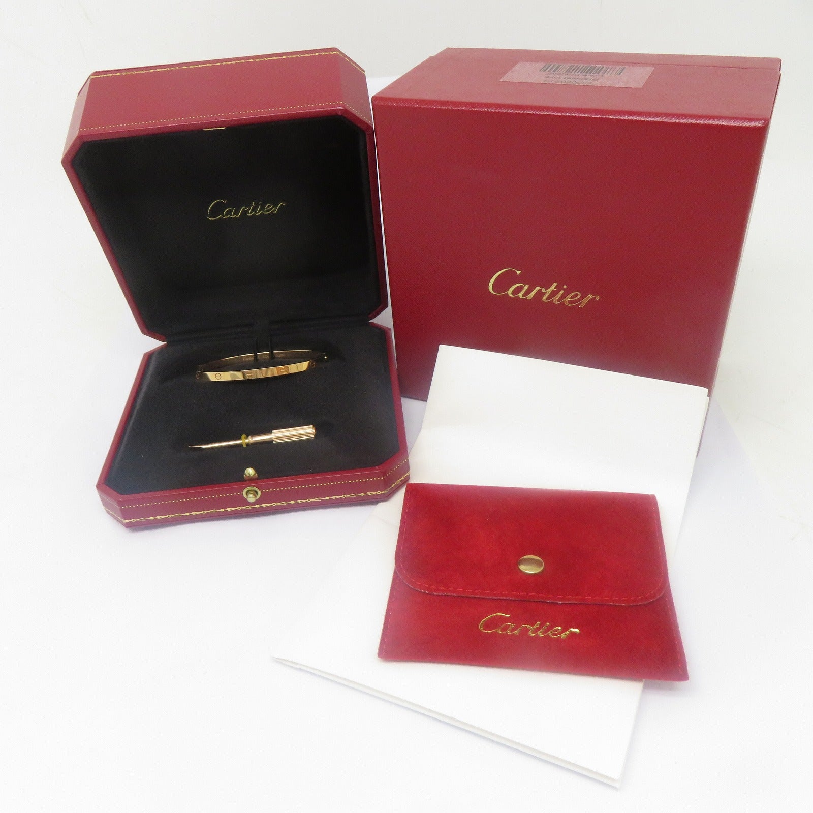 CARTIER 18K玫瑰金Love Bracelet SM手鏈