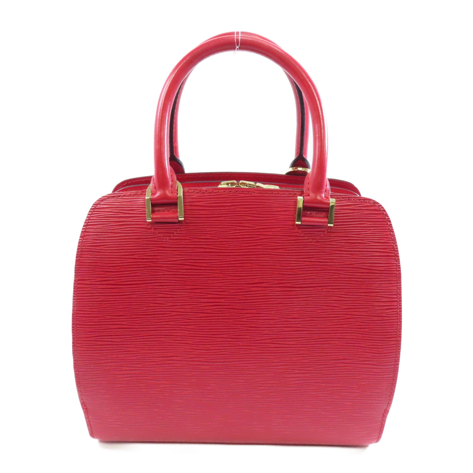 LOUIS VUITTON Epi Pont Neuf金扣手挽袋紅色