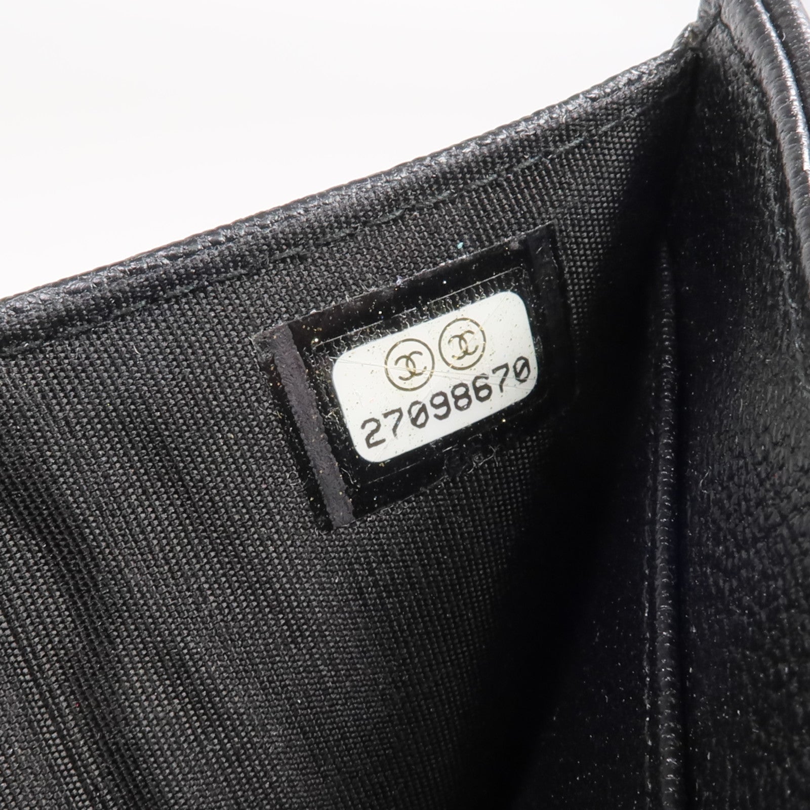 CHANEL 牛皮皮革Wallet金扣錢包