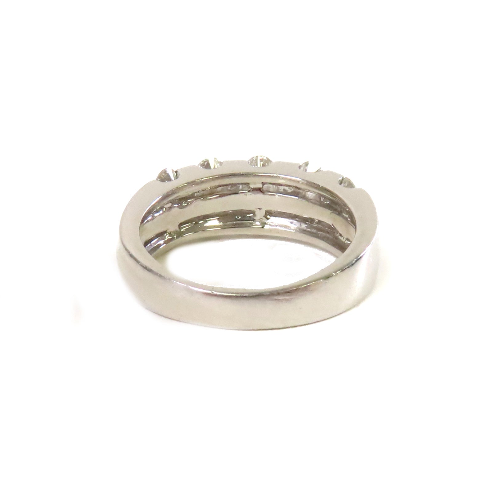 JEWELRY 【激減優惠】PT900鉑金/鑽石Diamond Ring戒指US#5.25