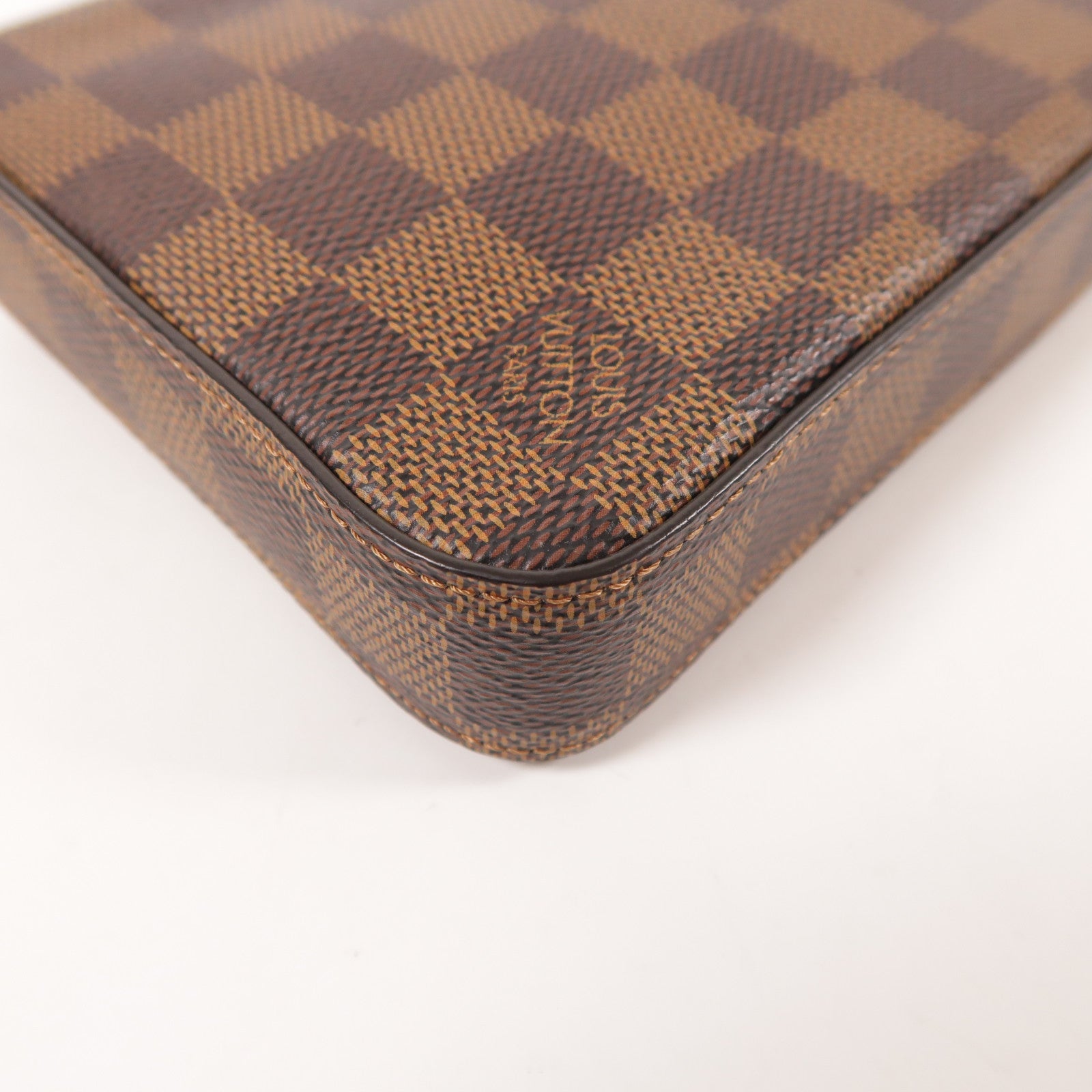 LOUIS VUITTON 【激減優惠】Damier Felicie Pochette金扣鏈帶肩背袋