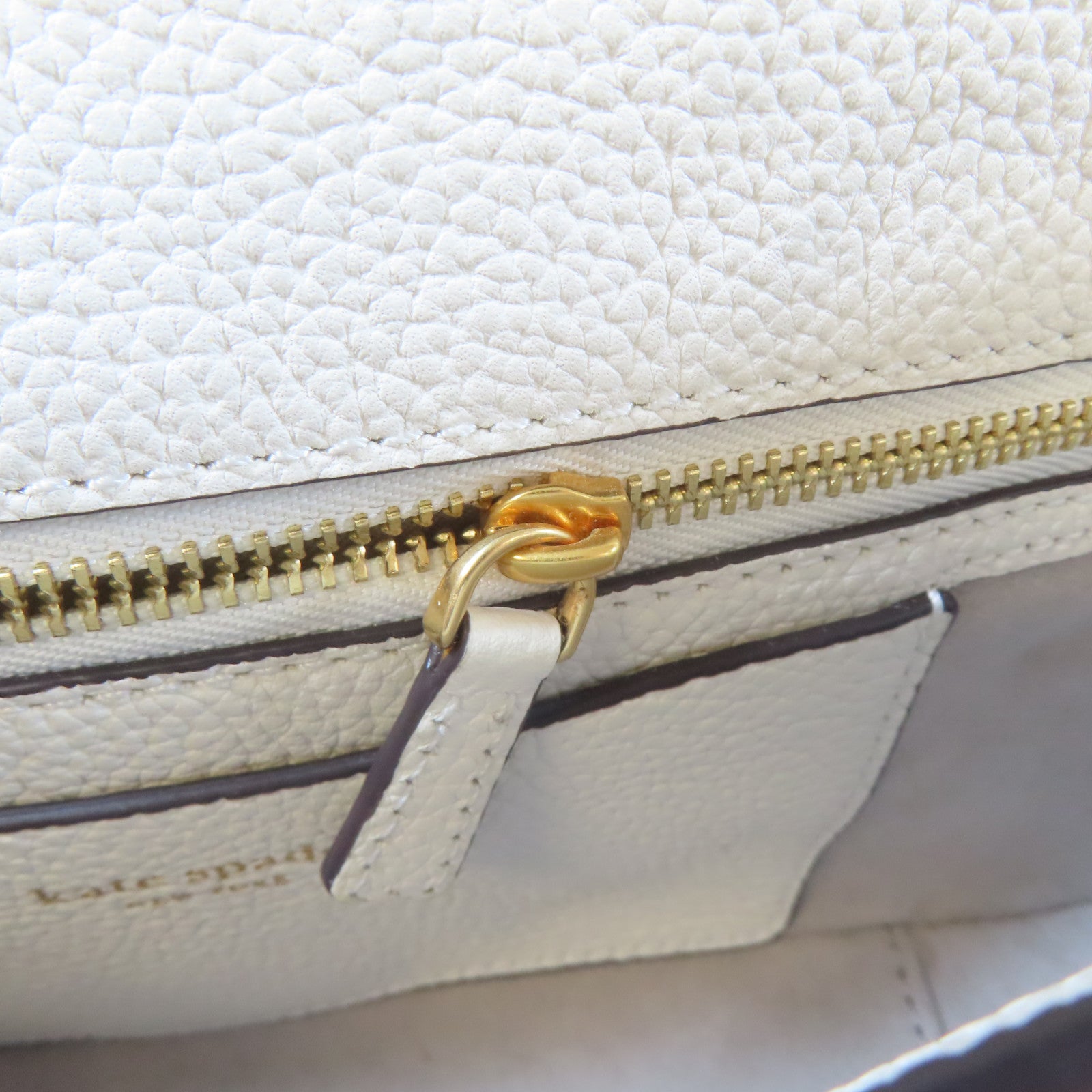 Kate Spade 牛皮皮革Shoulder Bag金扣手挽肩背兩用袋白色