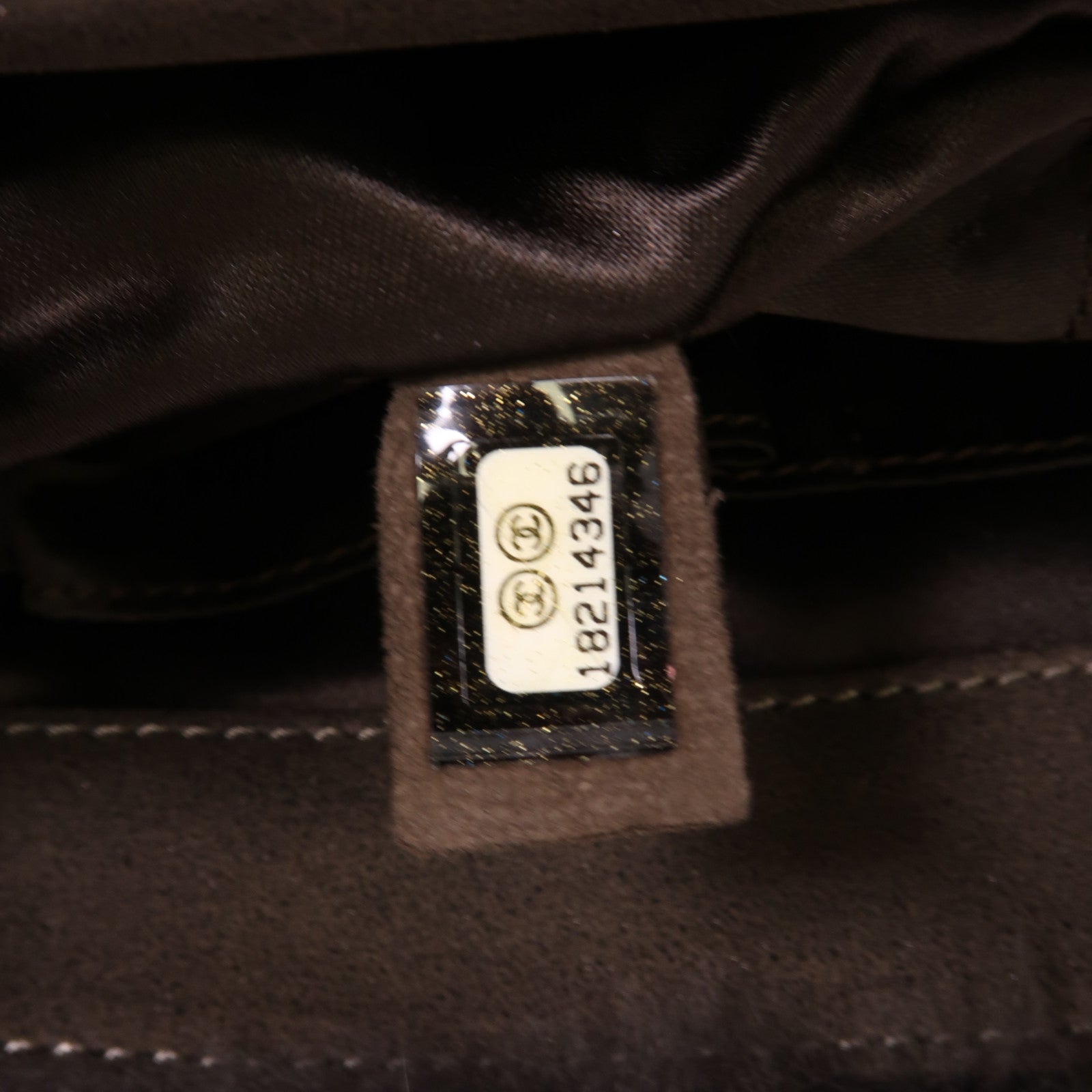 CHANEL 毛皮Fur CC Flap銀扣肩背袋灰色