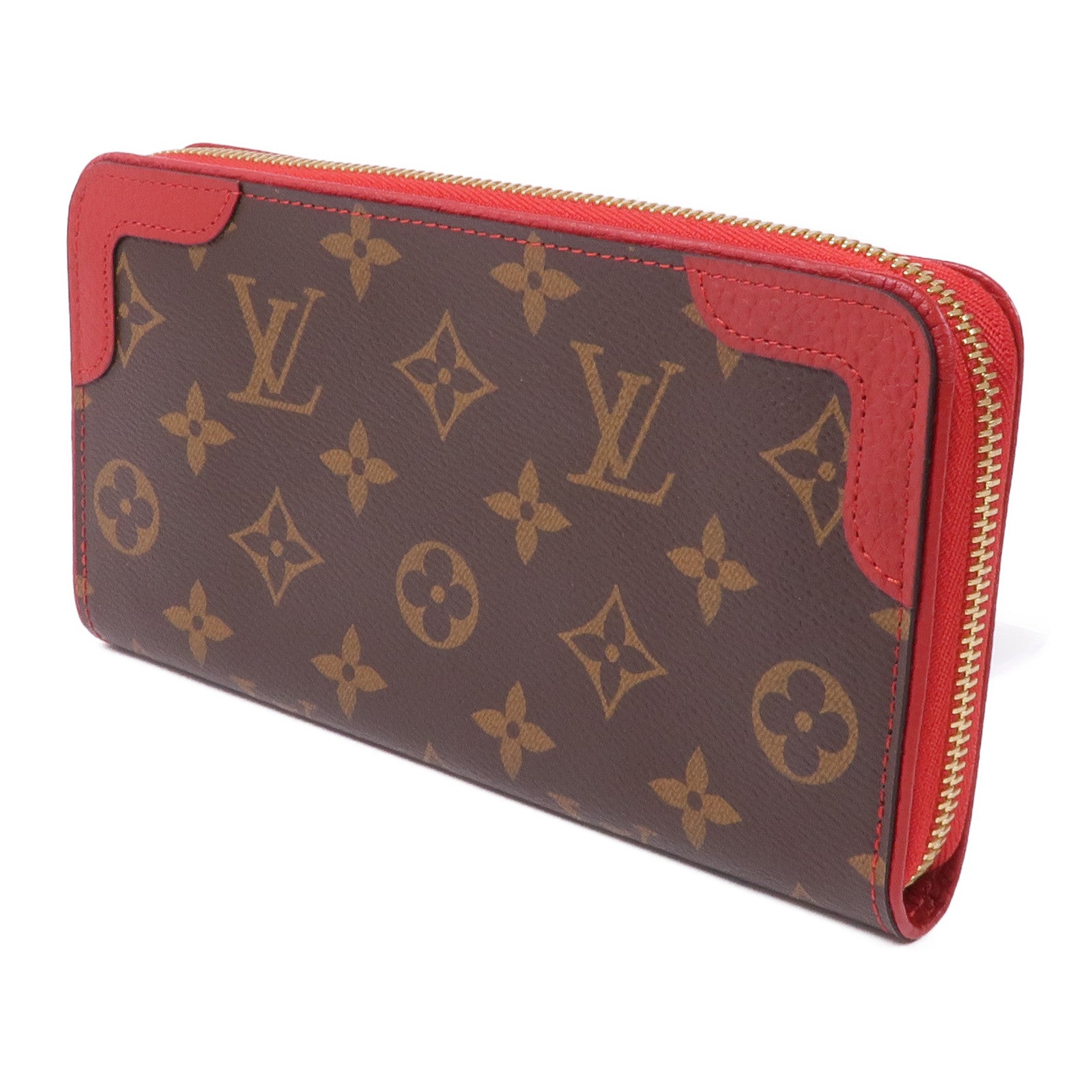 LOUIS VUITTON Monogram Zippy Wallet Retiro金扣長錢包