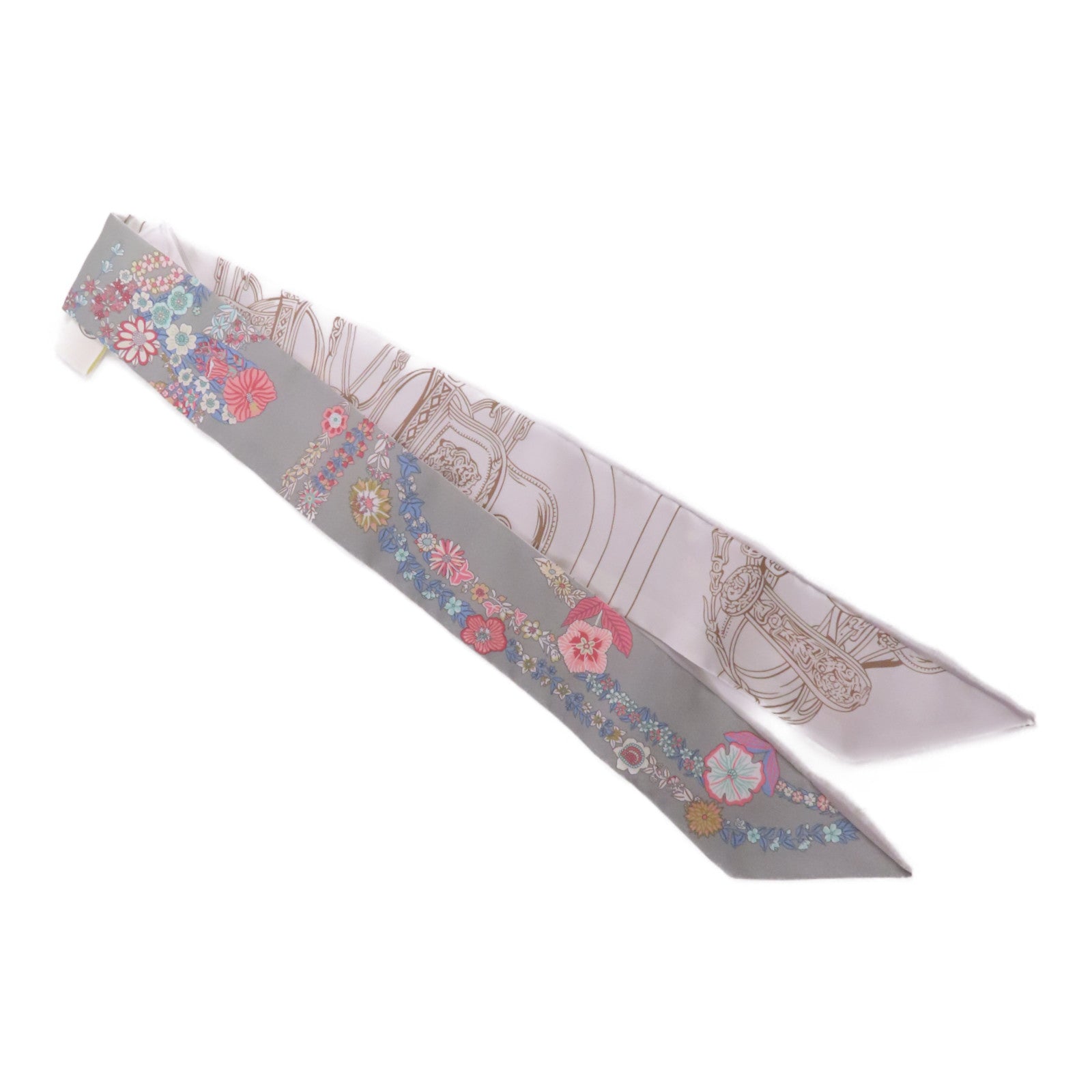 HERMES 絲質Twilly絲巾