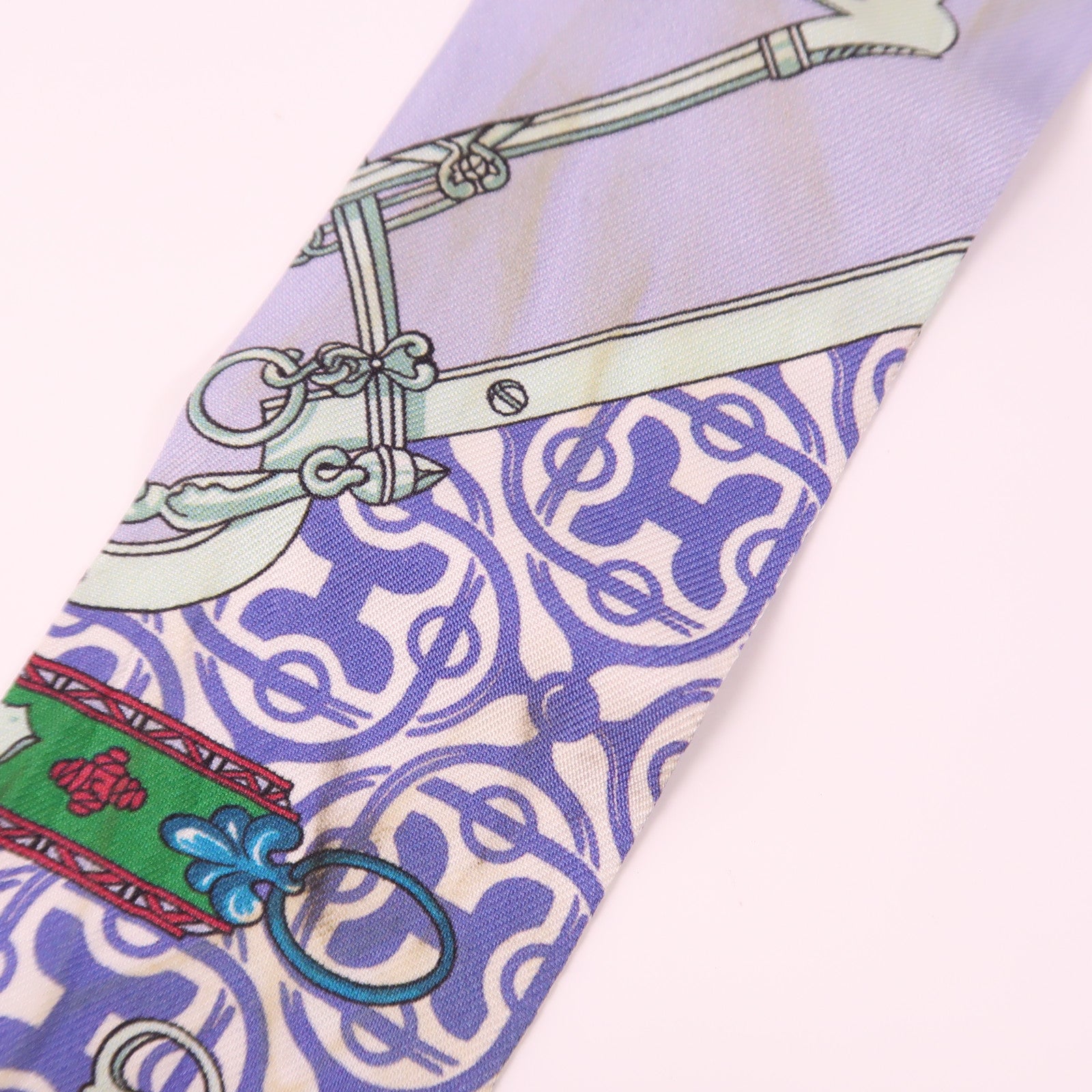 HERMES 絲質Twilly絲巾