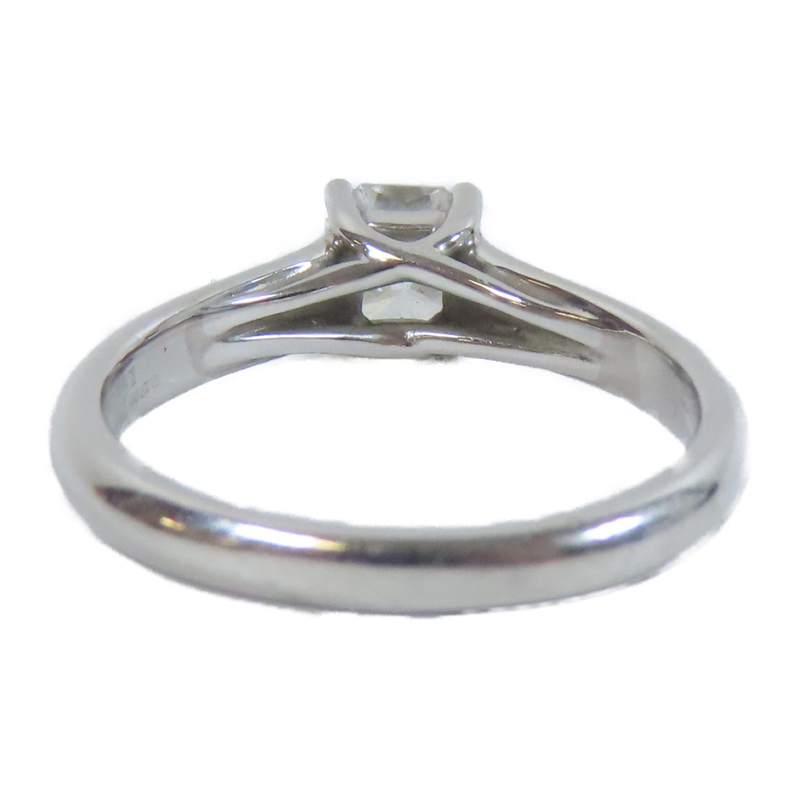 TIFFANY＆CO 【激減優惠】PT950鉑金Ring 0.53ct鑽石戒指US#5