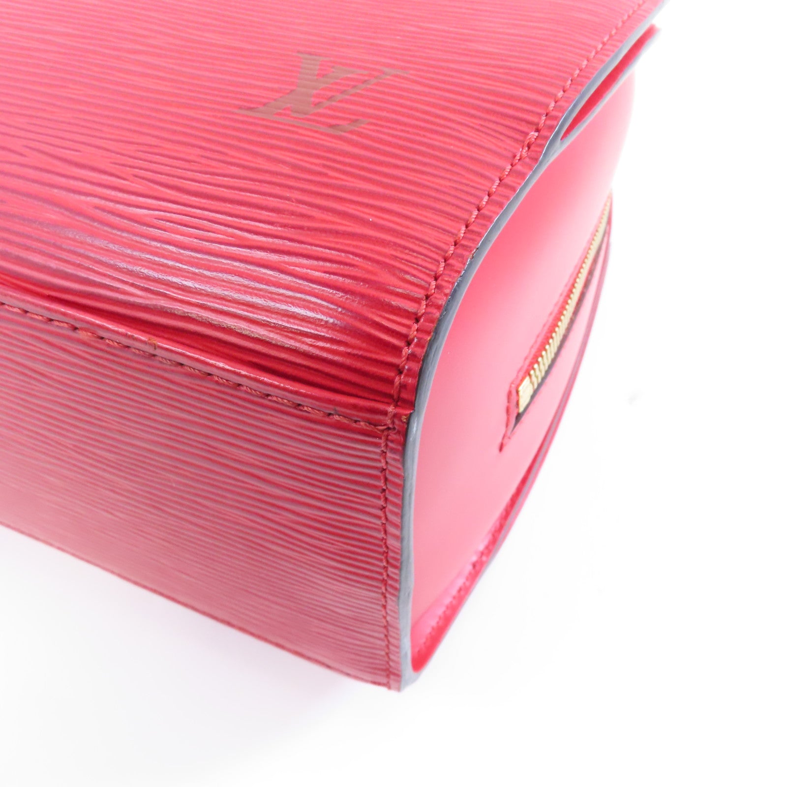 LOUIS VUITTON Epi Pont Neuf金扣手挽袋紅色