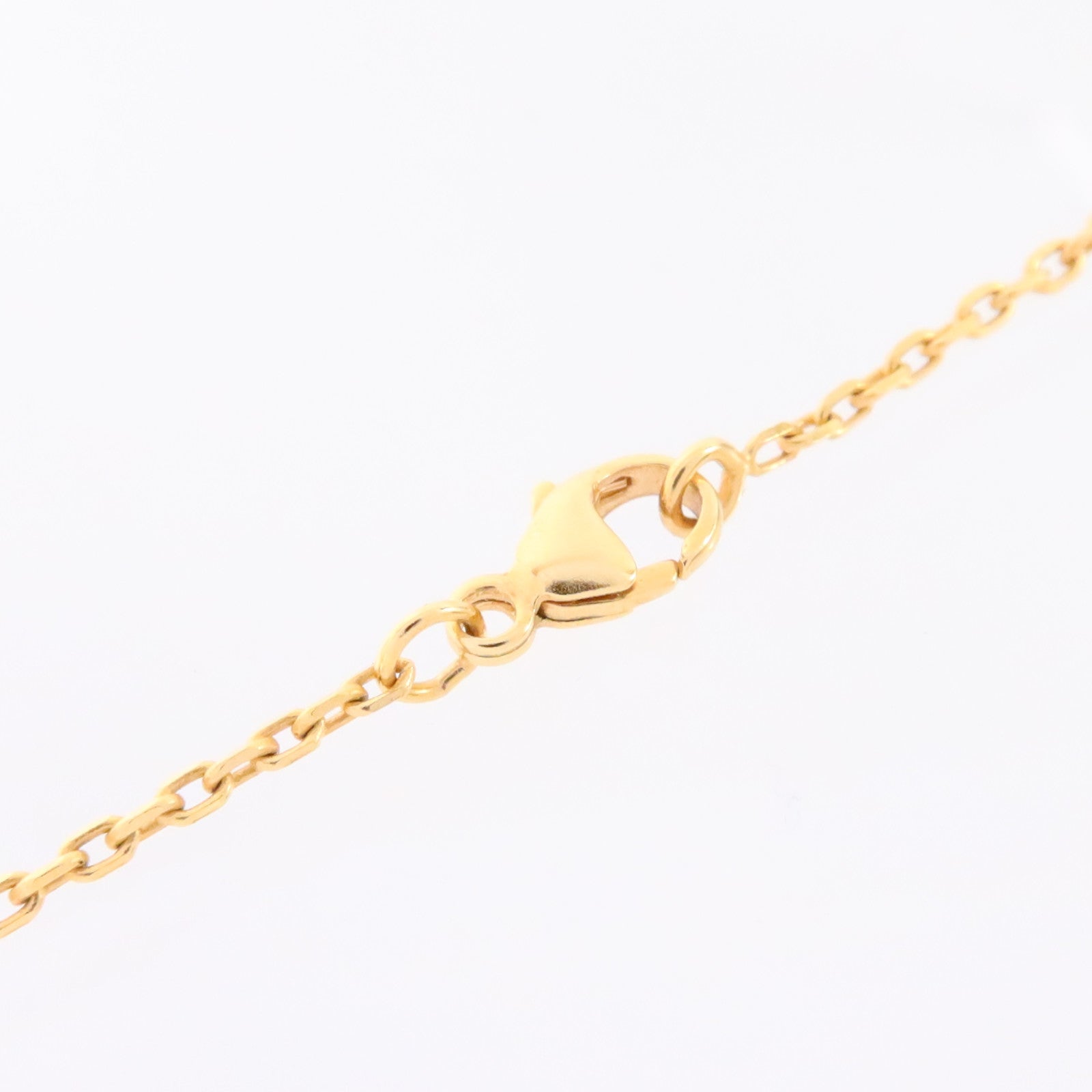 HERMES Swift皮革/金屬O' Kelly Necklace項鏈Bleu Glacier