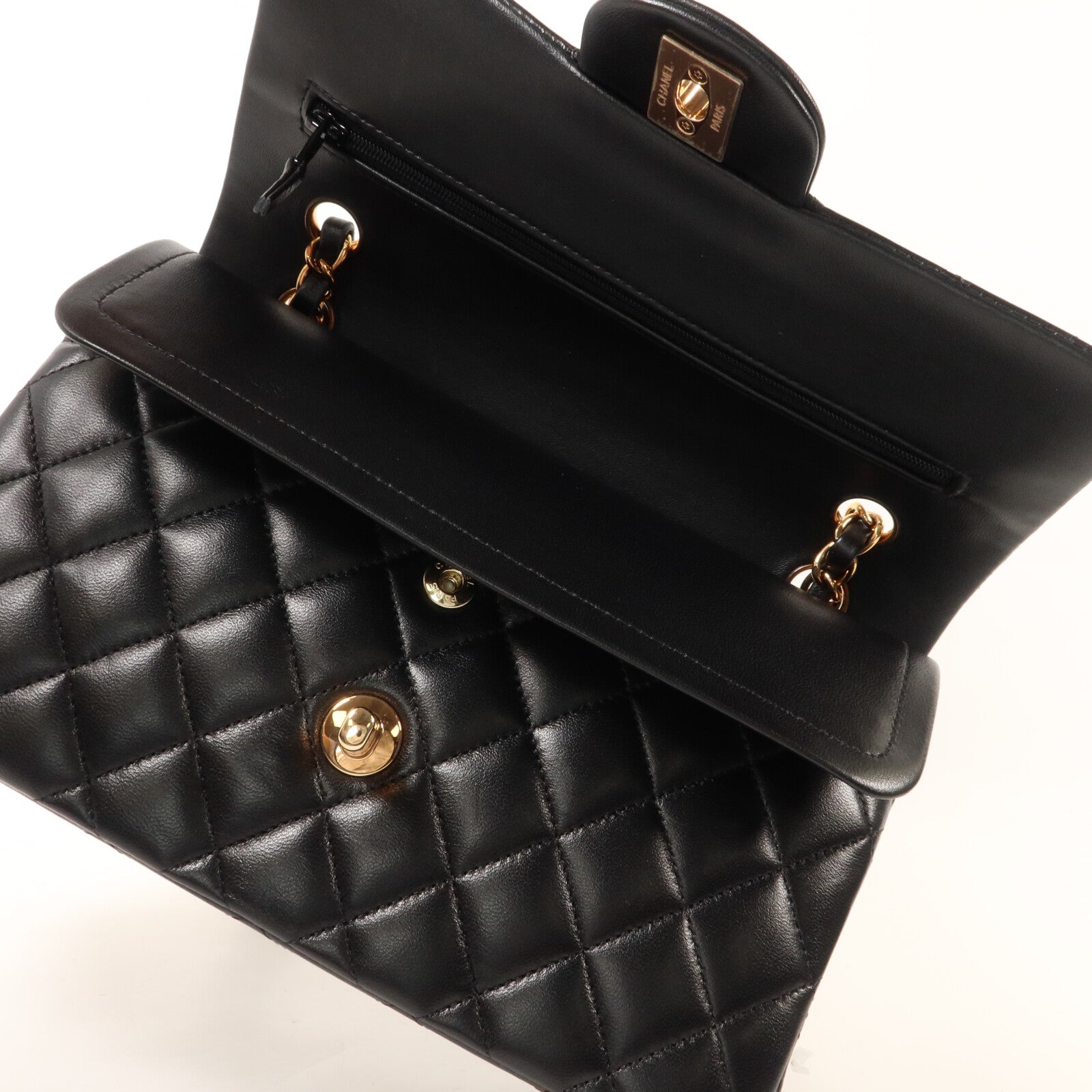 CHANEL 羊皮皮革Classic 23鏈帶肩背袋