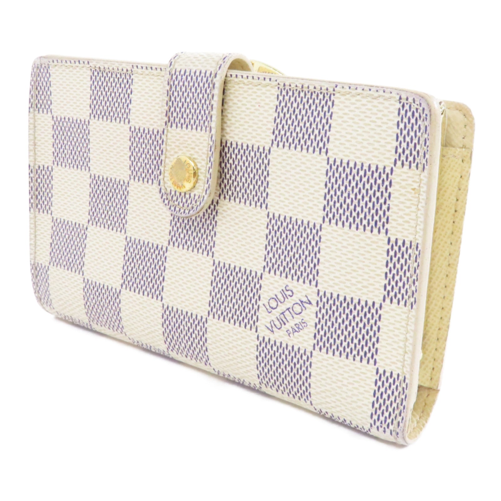 LOUIS VUITTON (PRICE DOWN) LV GHW Wallet N61676 Damier Azur White