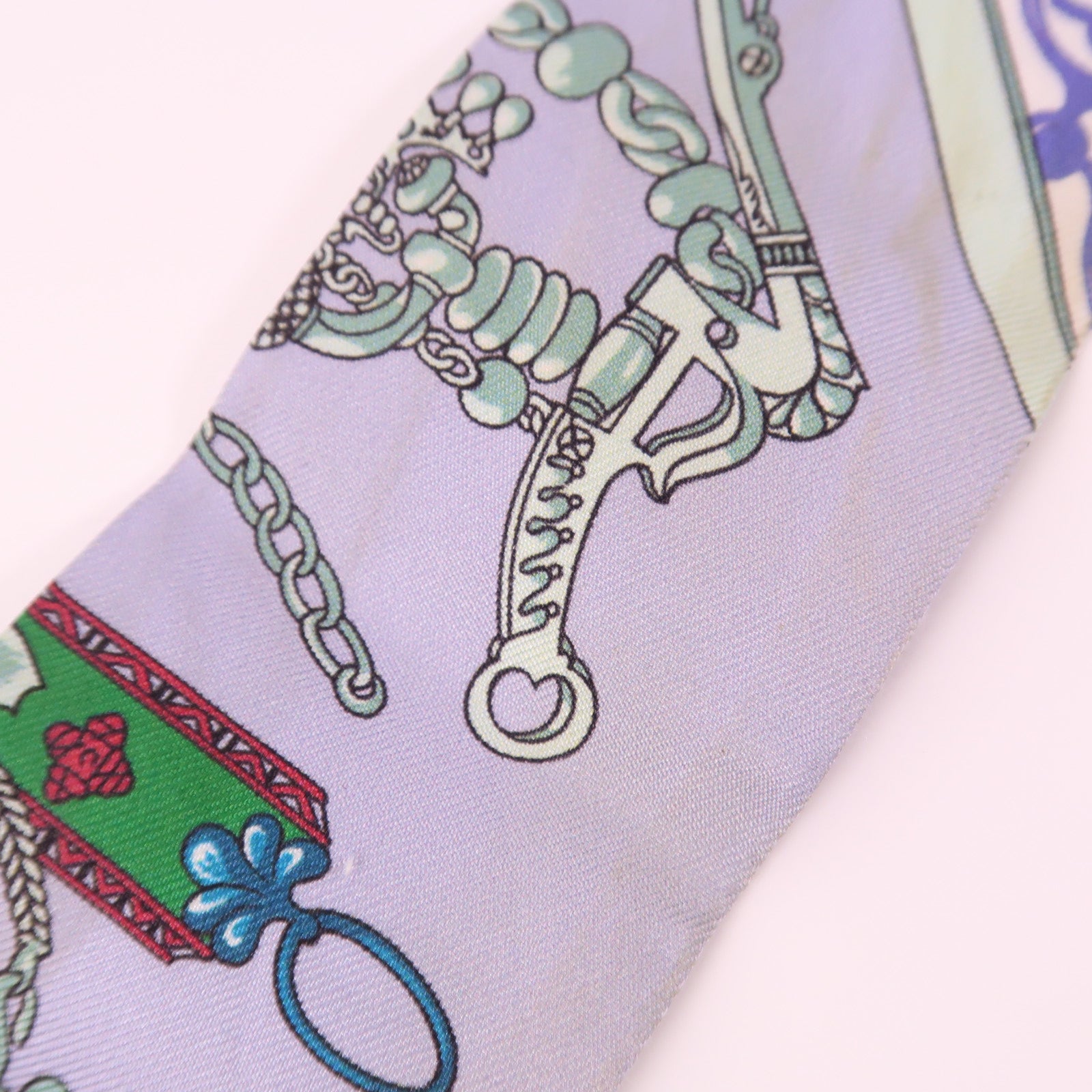 HERMES 絲質Twilly絲巾