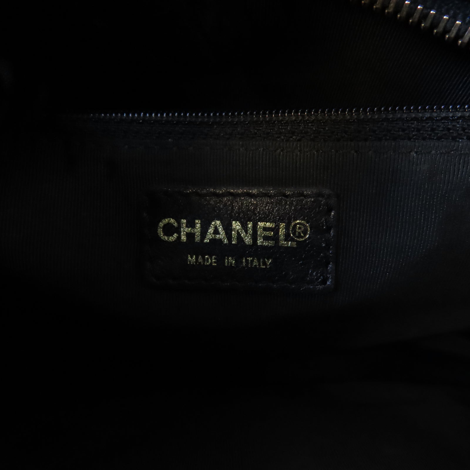 CHANEL 羊皮皮革Shoulder Bag金扣肩背袋黑色