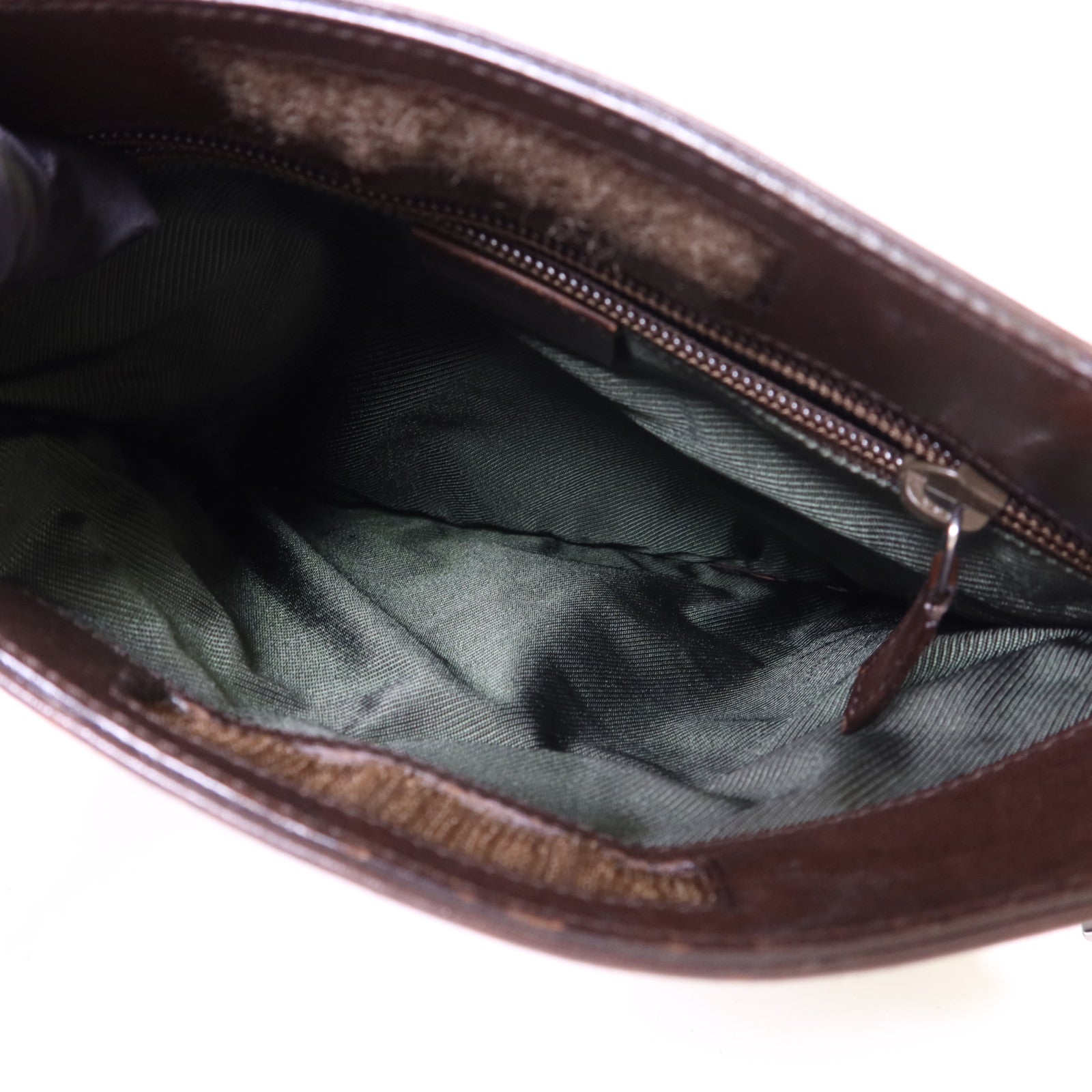 GUCCI 帆布Shoulder Bag銀扣肩背袋