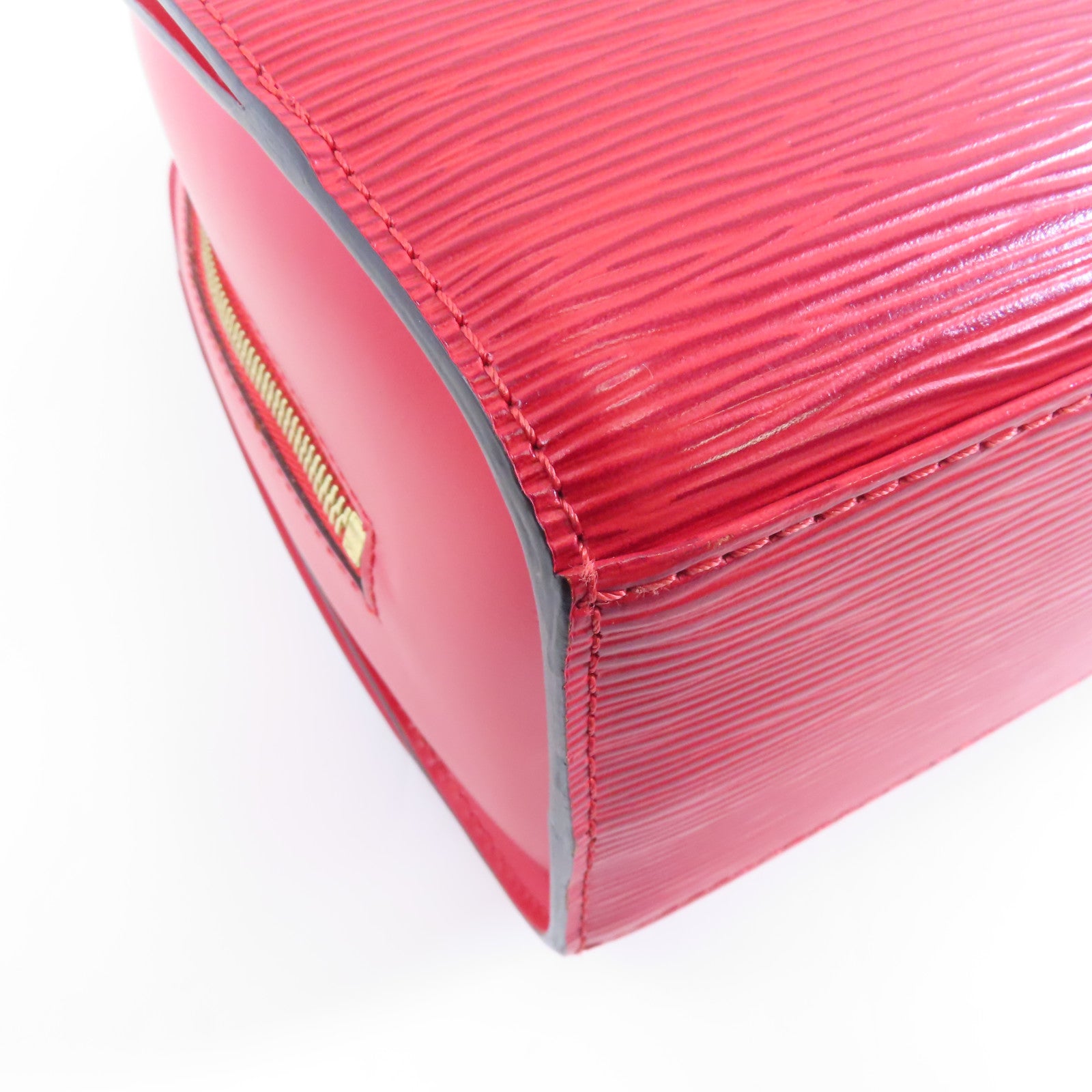 LOUIS VUITTON Epi Pont Neuf金扣手挽袋紅色