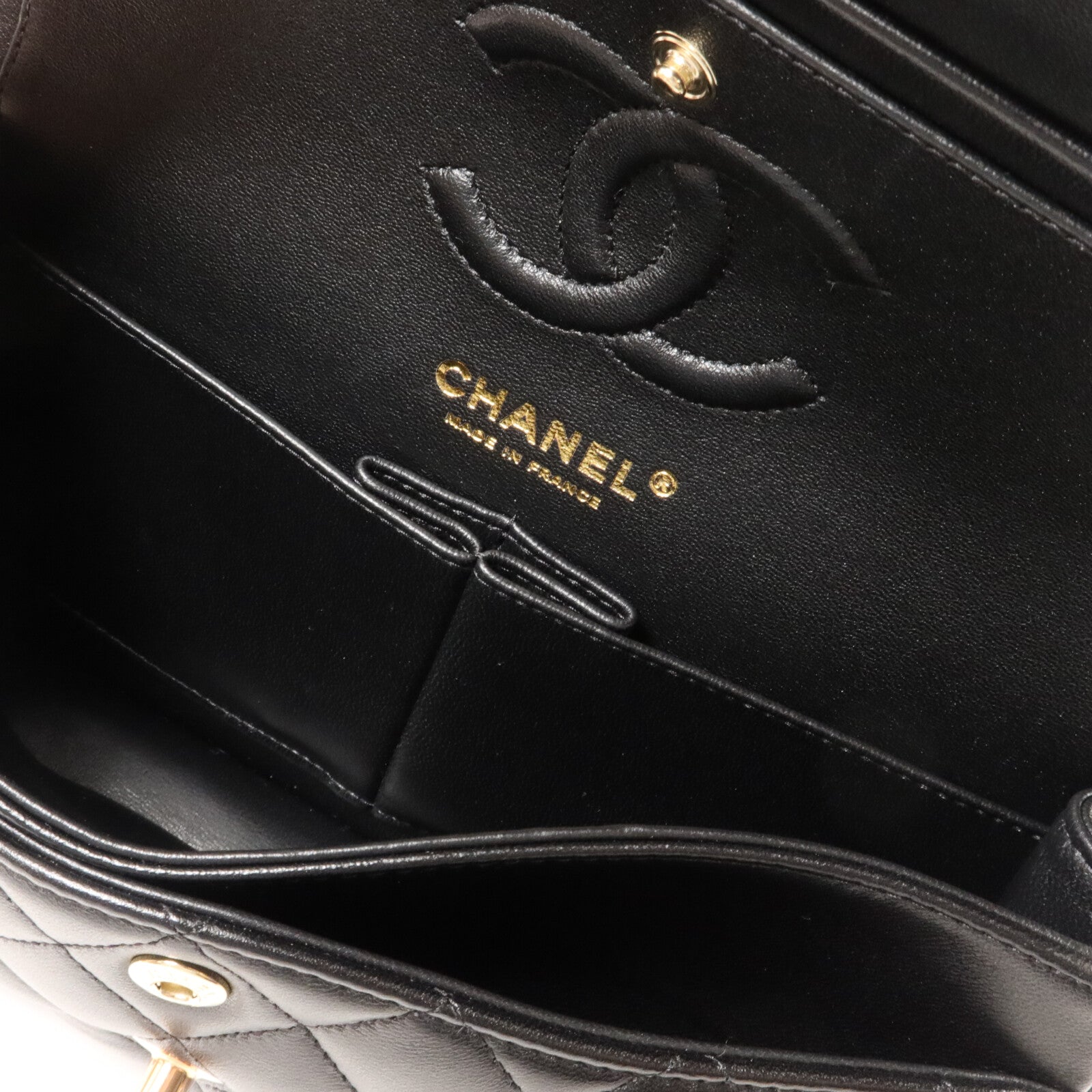 CHANEL 羊皮皮革Classic 23鏈帶肩背袋