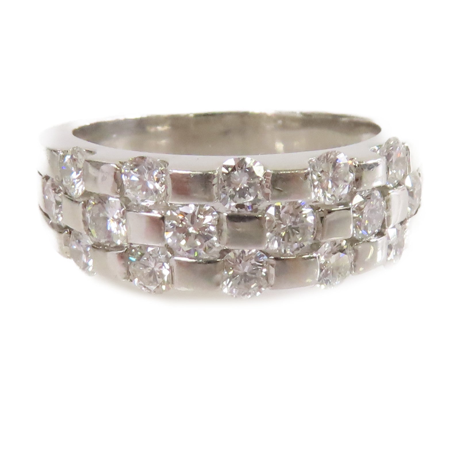 JEWELRY 【激減優惠】PT900鉑金/鑽石Diamond Ring戒指US#5.25