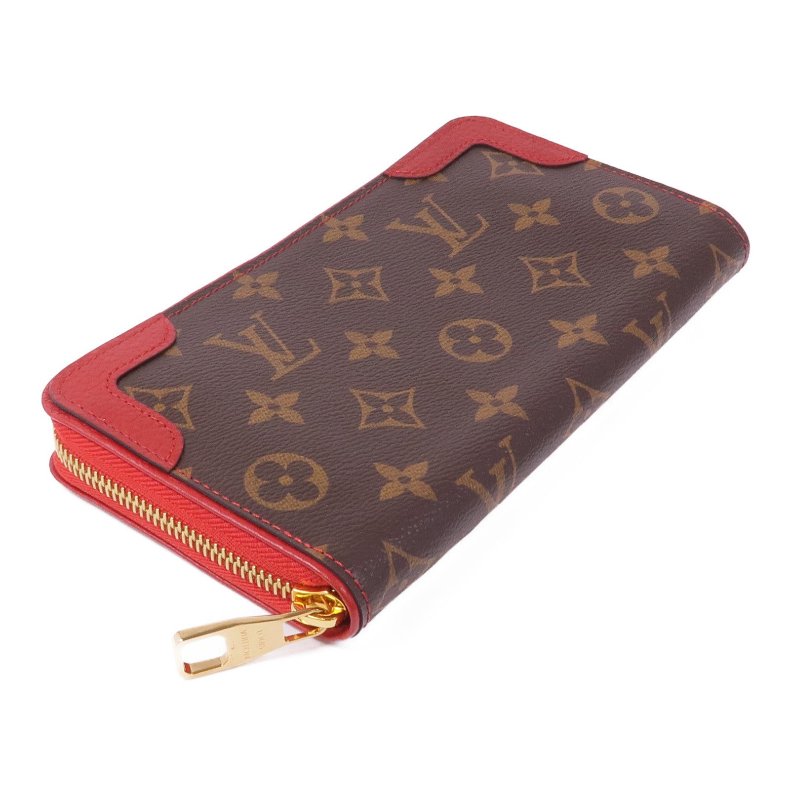 LOUIS VUITTON Monogram Zippy Wallet Retiro金扣長錢包