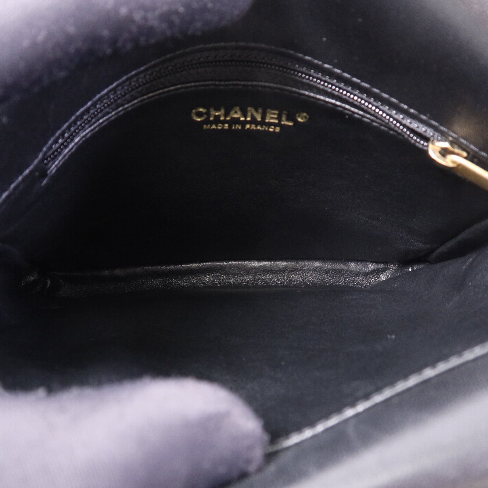 CHANEL 羊皮皮革Chain Shoulder Bag金扣鏈帶肩背袋